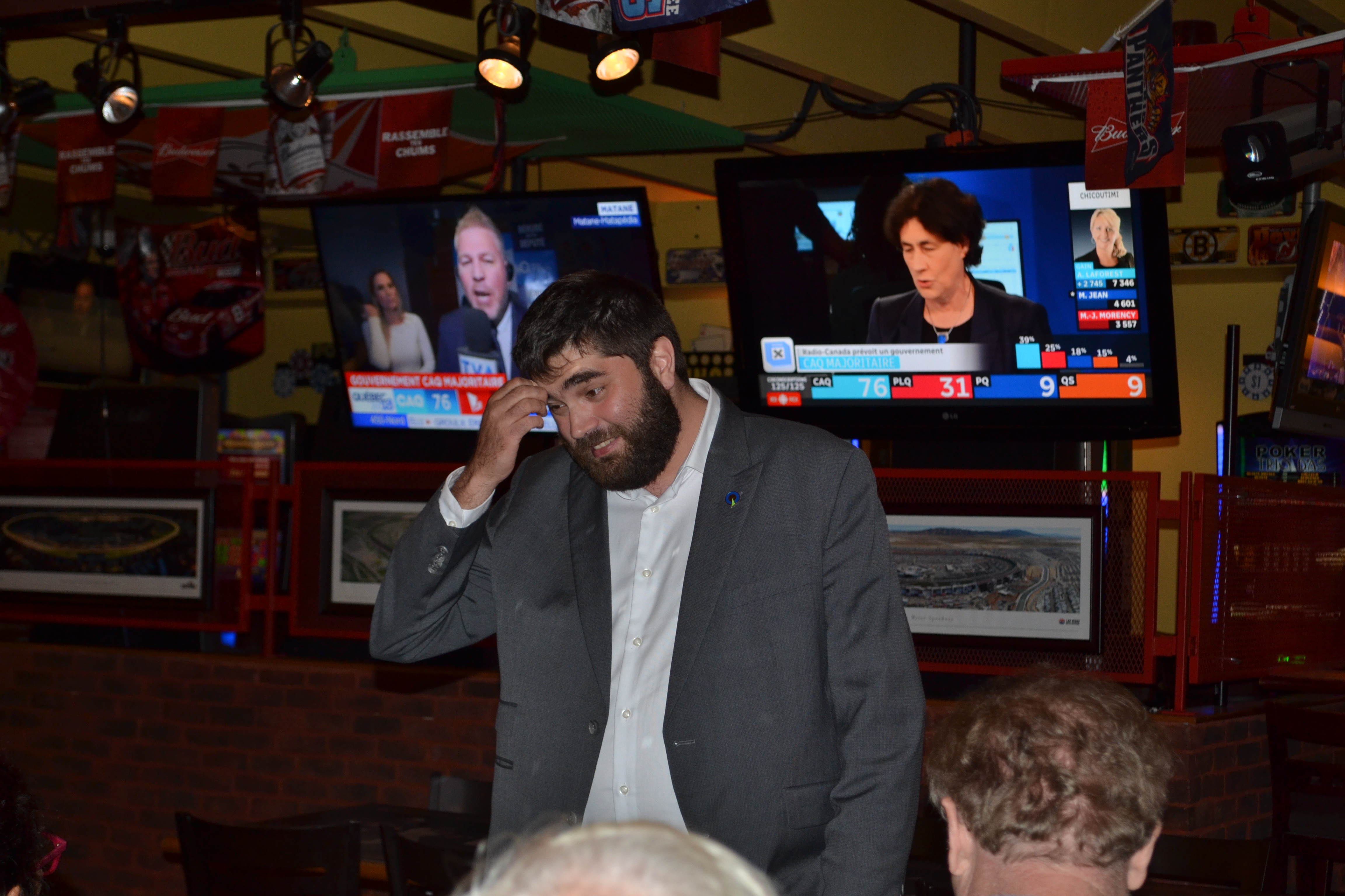 Candidat du PQ dans Châteauguay stupéfait par l’ampleur de la vague caquiste