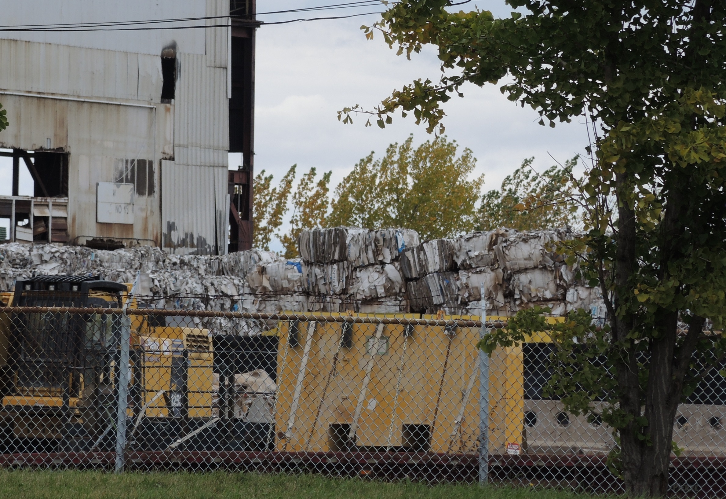Le site aux ballots de papier à Beauharnois plus une priorité
