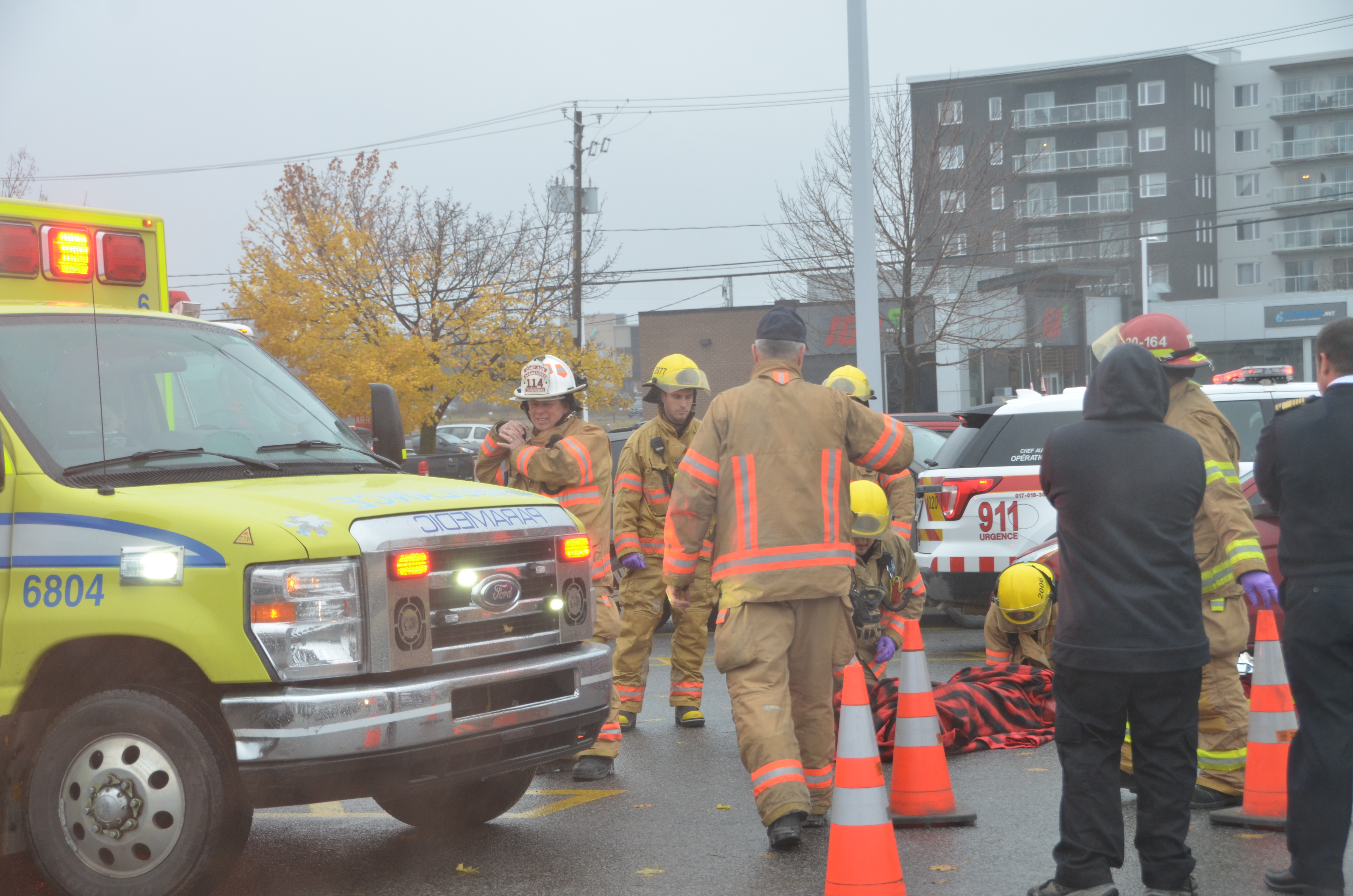 Image illustrant l'article: Collision piéton voiture près d'un centre commercial à Châteauguay