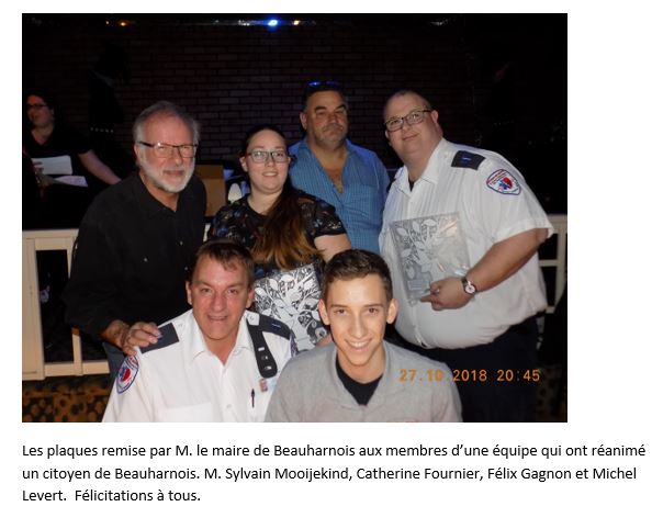 Soirée d&rsquo;honneurs pour les Premiers répondants des Moissons