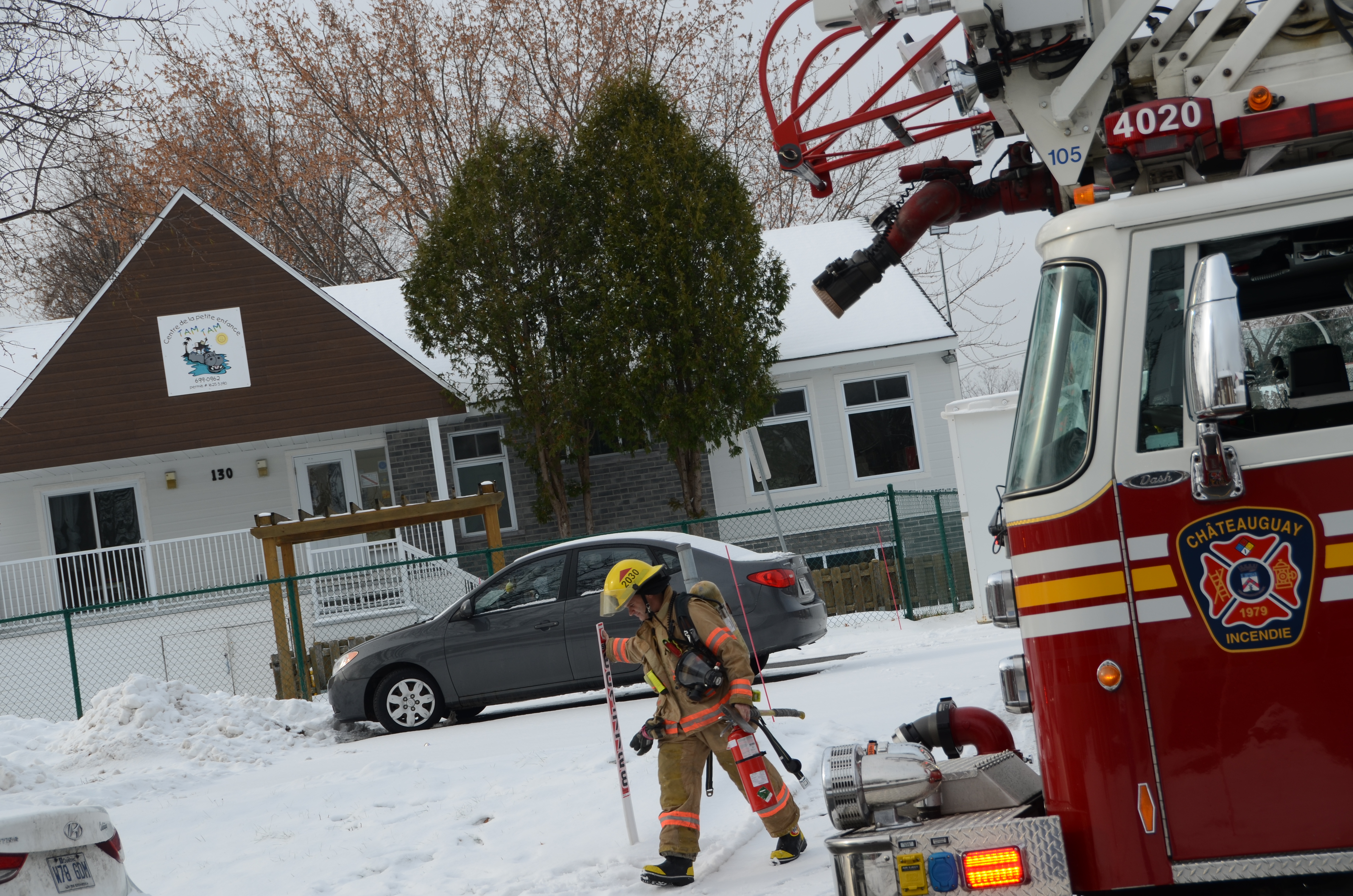 Image illustrant l'article: Intervention des pompiers dans un CPE sans enfants