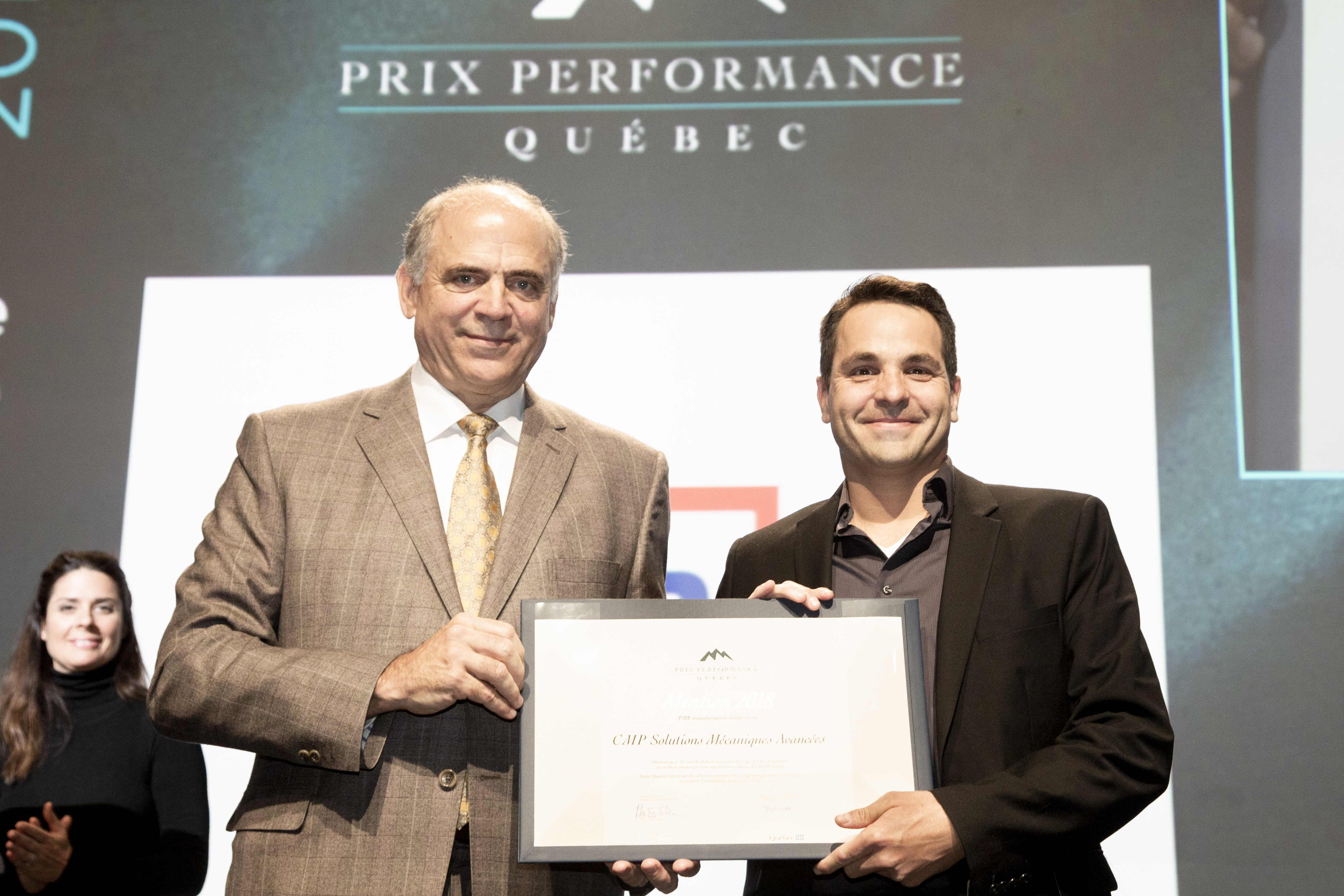 Image illustrant l'article: CMP Solutions Mécaniques Avancées de Châteauguay rafle un Prix performance Québec