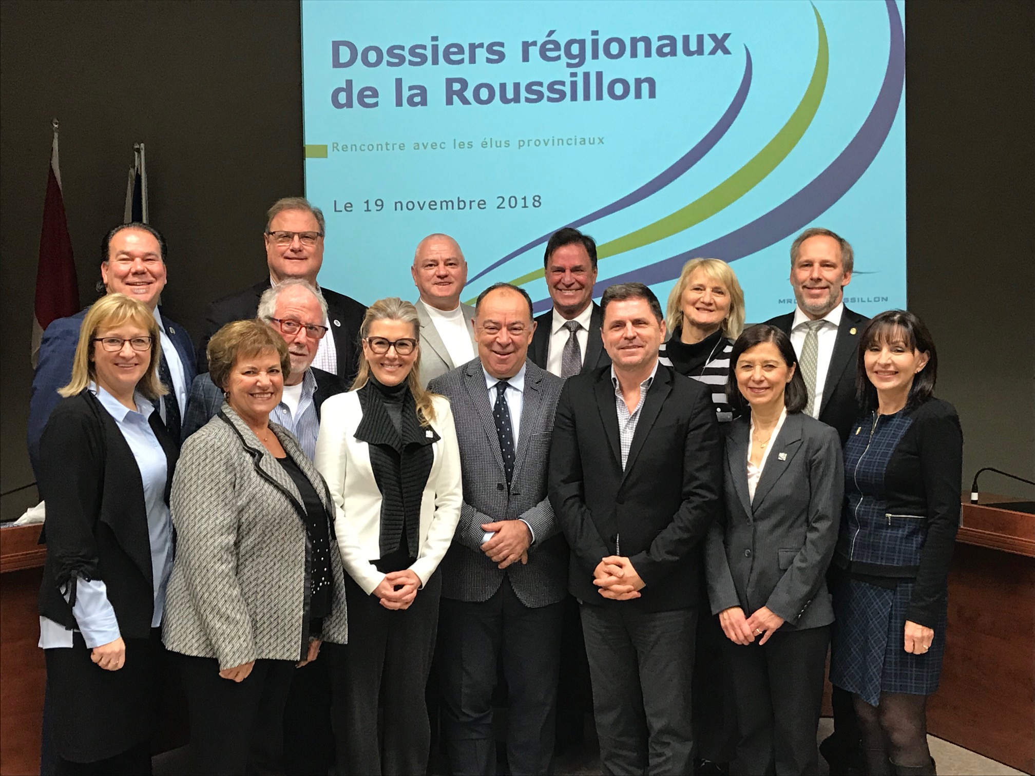 Les députés rencontrent les maires de la MRC de Roussillon