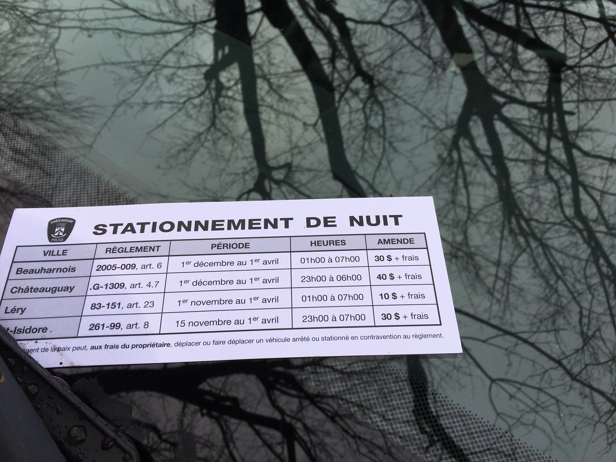 Image illustrant l'article: Stationnement de nuit interdit à compter de samedi