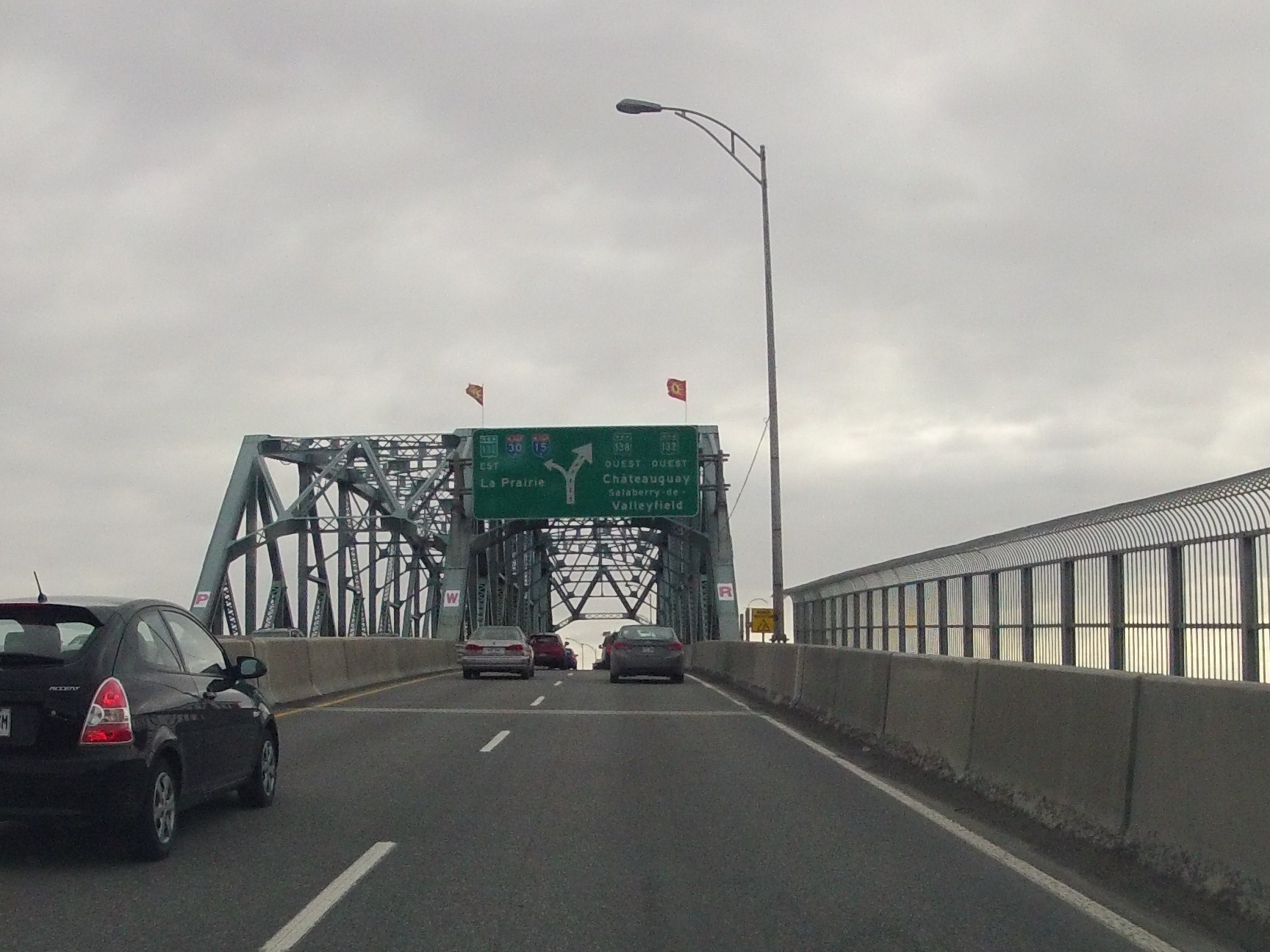 Image illustrant l'article: Panne et accident sur le pont Mercier