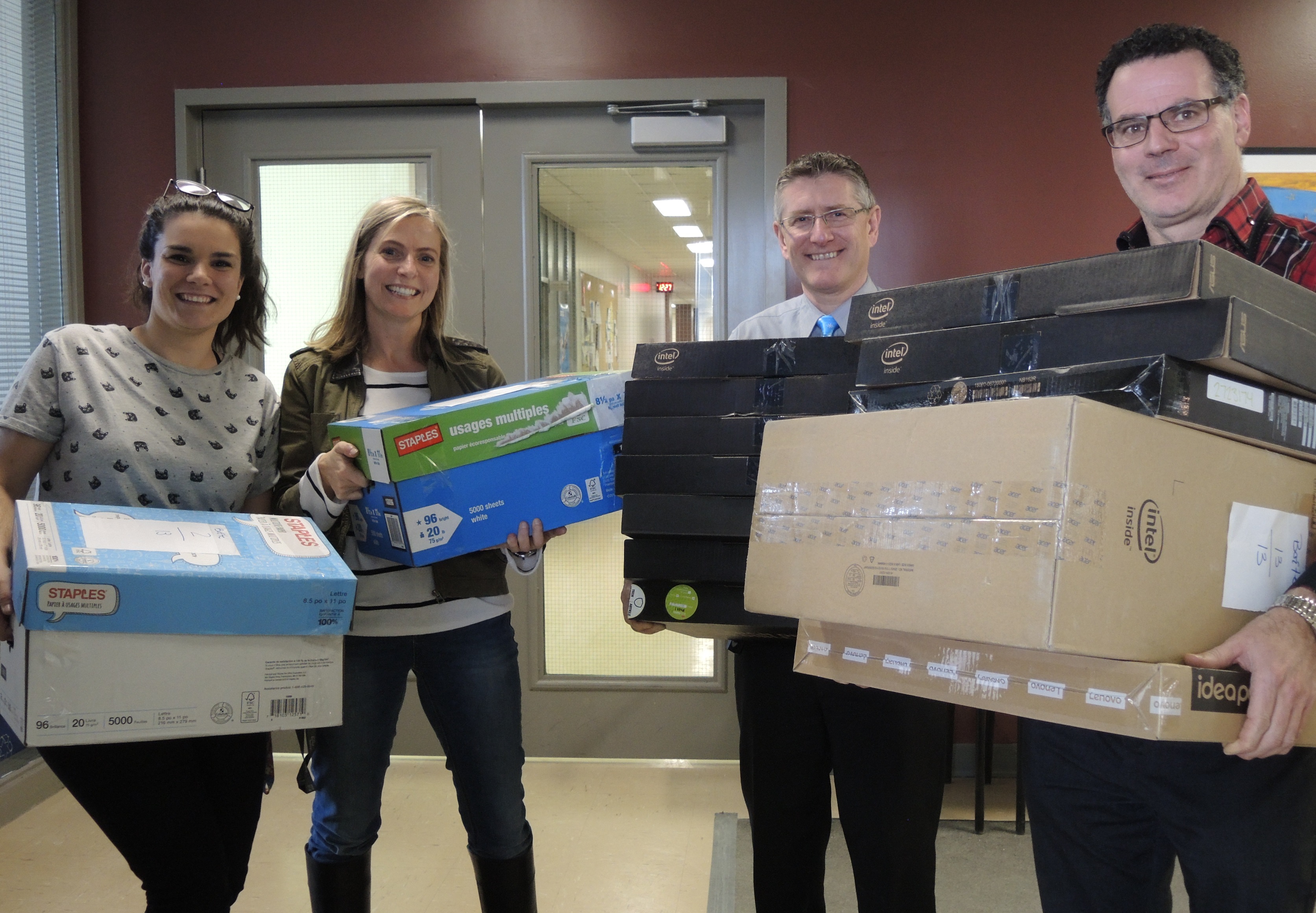 20 000 $ de cadeaux livrés à l&rsquo;école Louis-Philippe-Paré