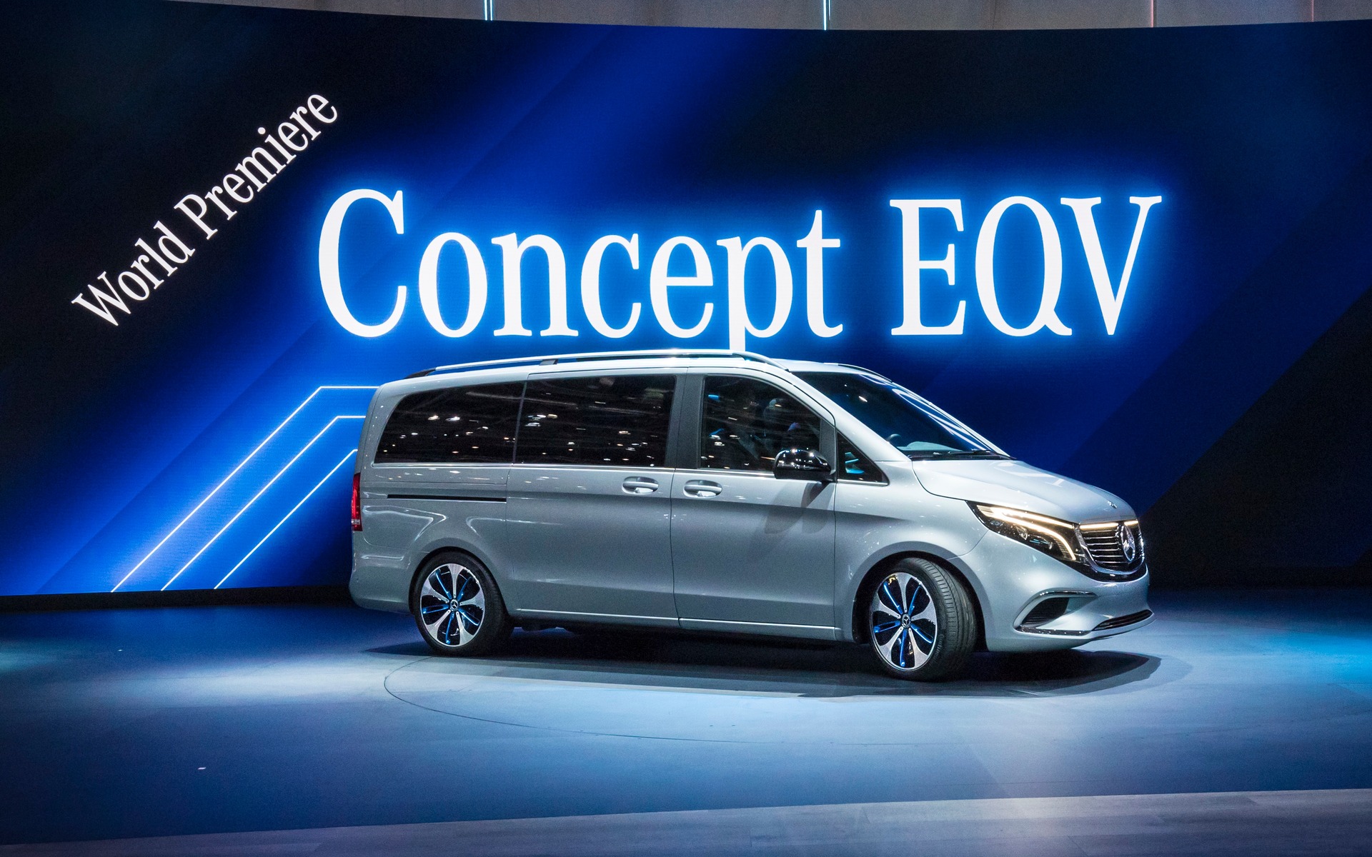 Image illustrant l'article: Le concept Mercedes-Benz EQV deviendra un fourgon électrique cool