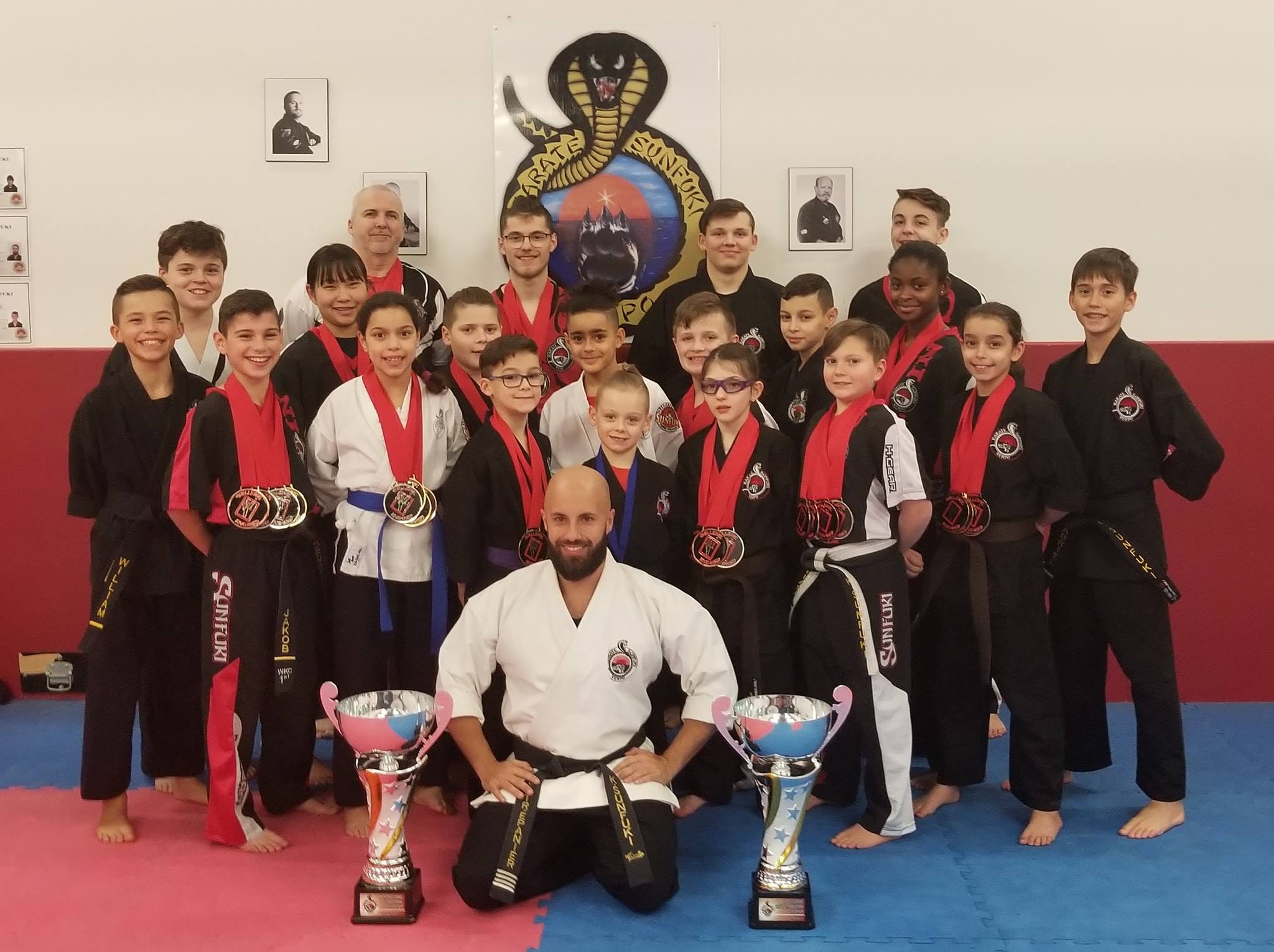 Les jeunes de l&rsquo;école de karaté Sunfuki font le plein de médailles