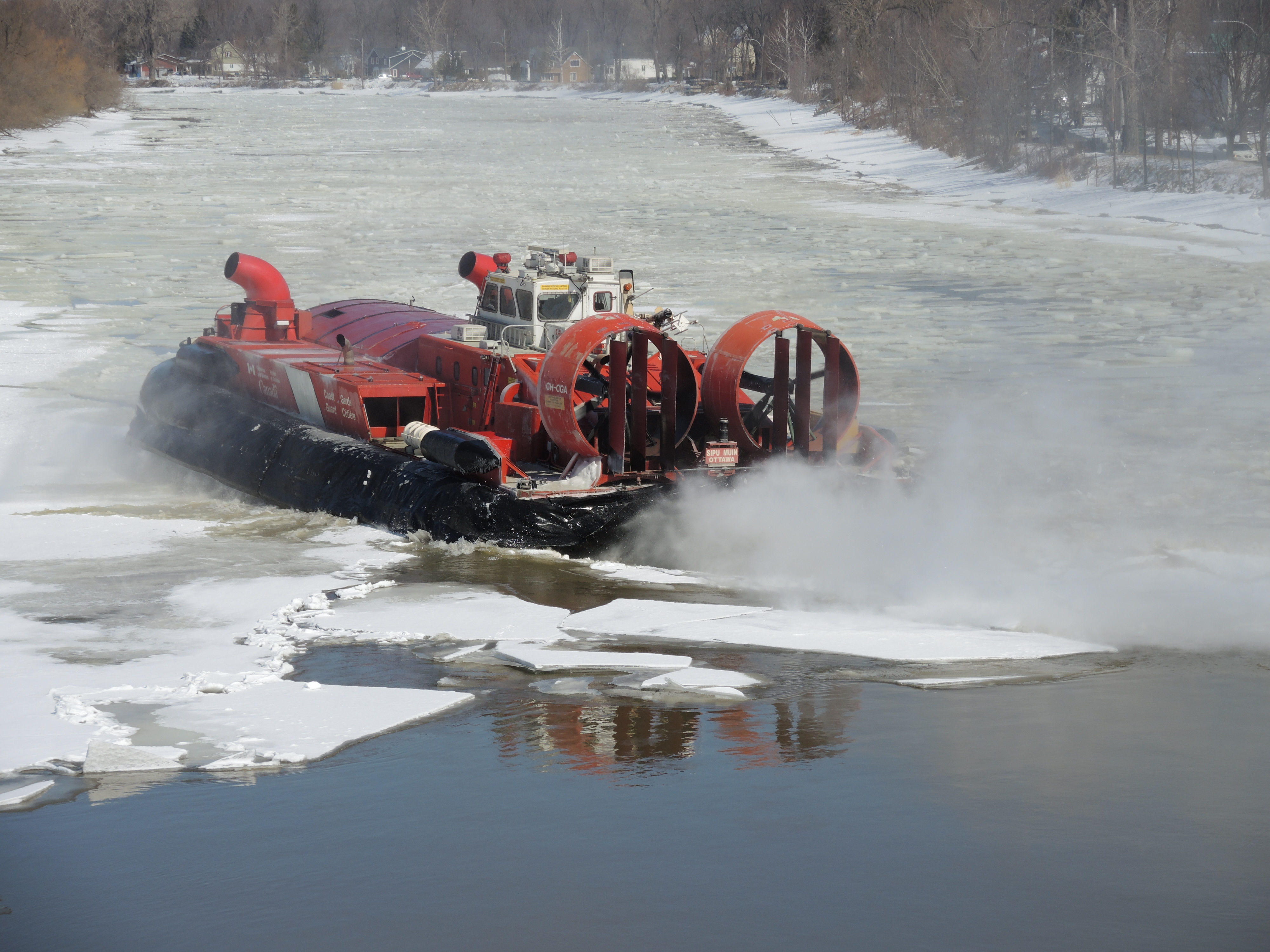 Passage de l’aéroglisseur à Châteauguay ce mercredi ou jeudi