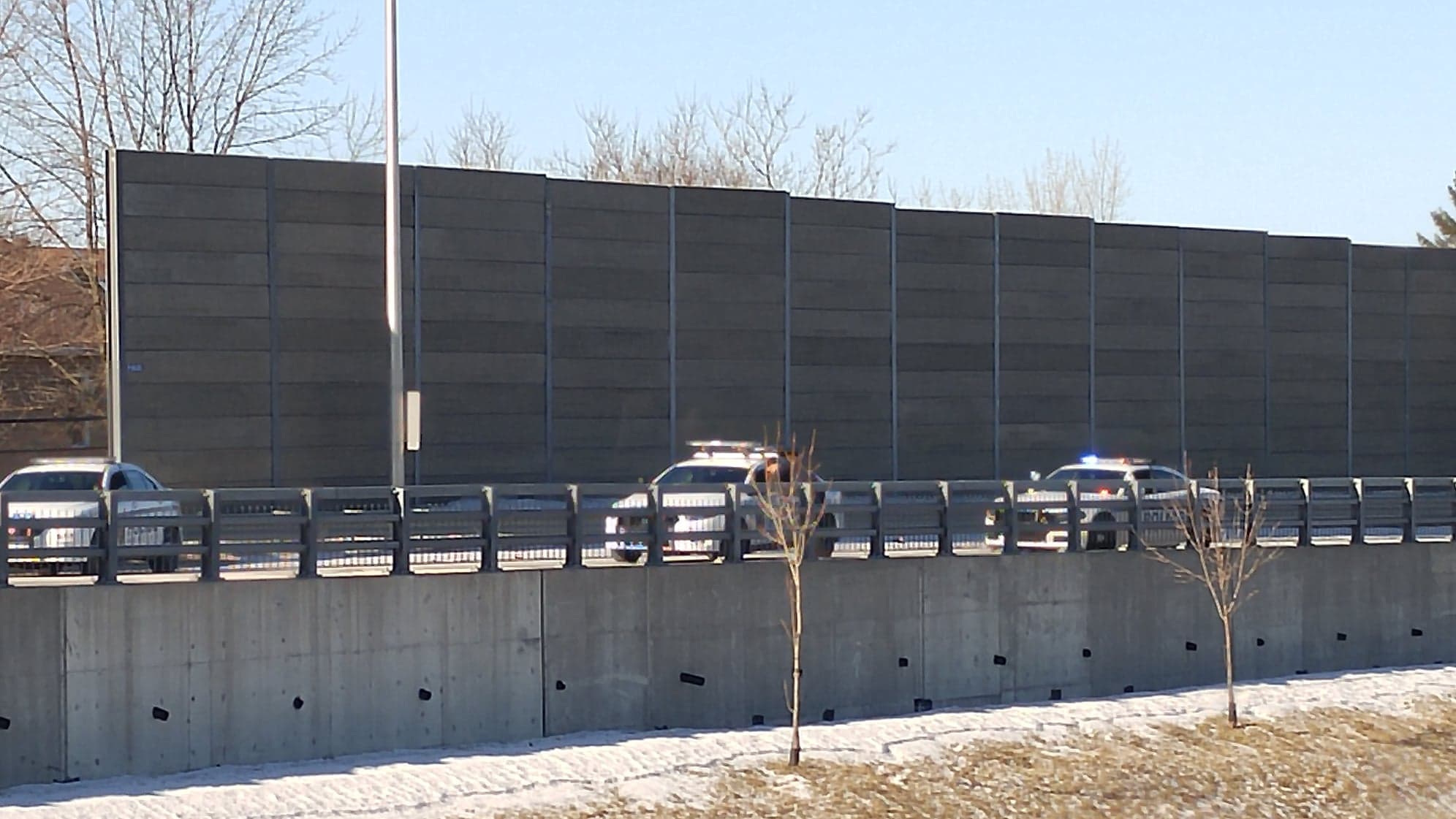 Image illustrant l'article: Accident sur une bretelle de l'autoroute 30 à Châteauguay