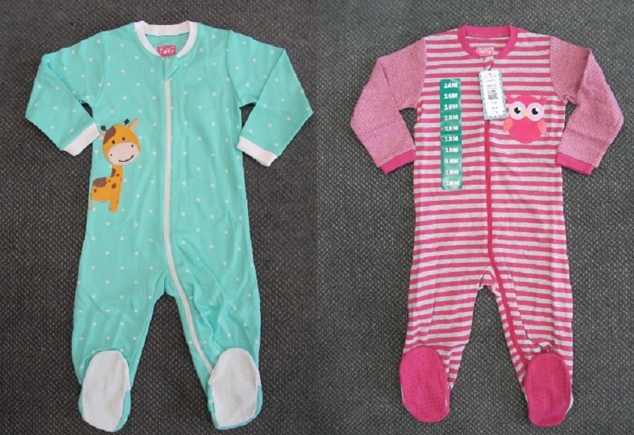 Image illustrant l'article: Rappel de pyjama pour bébés vendus chez Costco