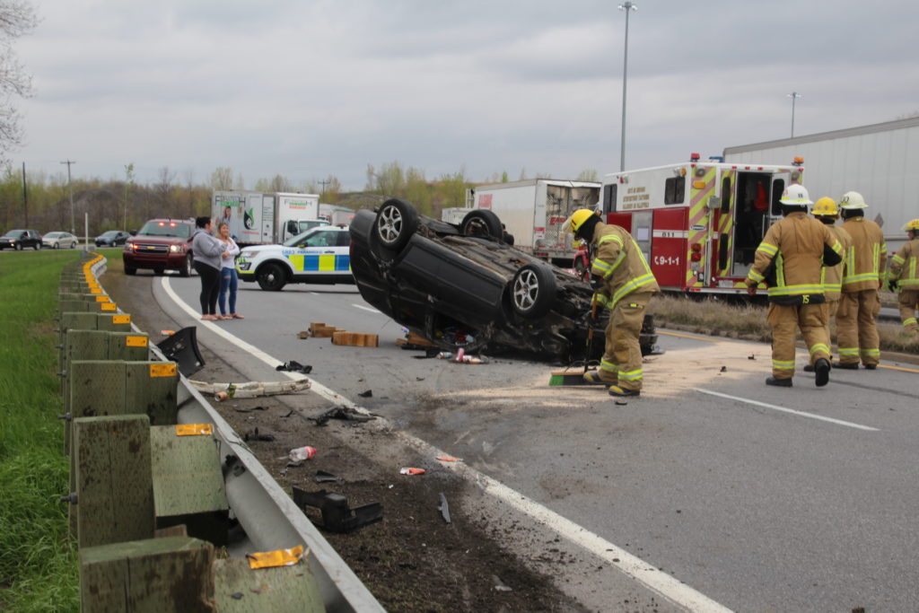 Image illustrant l'article: Une sortie de route fracassante