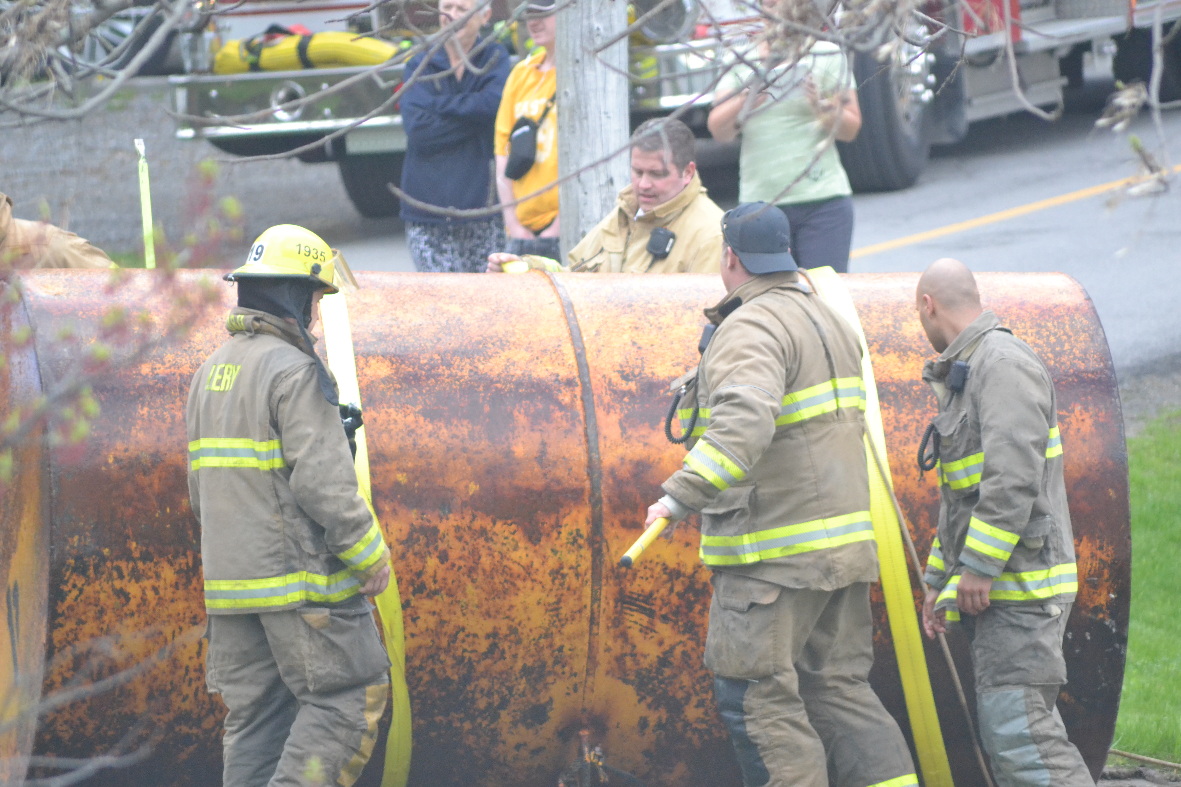 Image illustrant l'article: Opération inusitée des pompiers à Léry