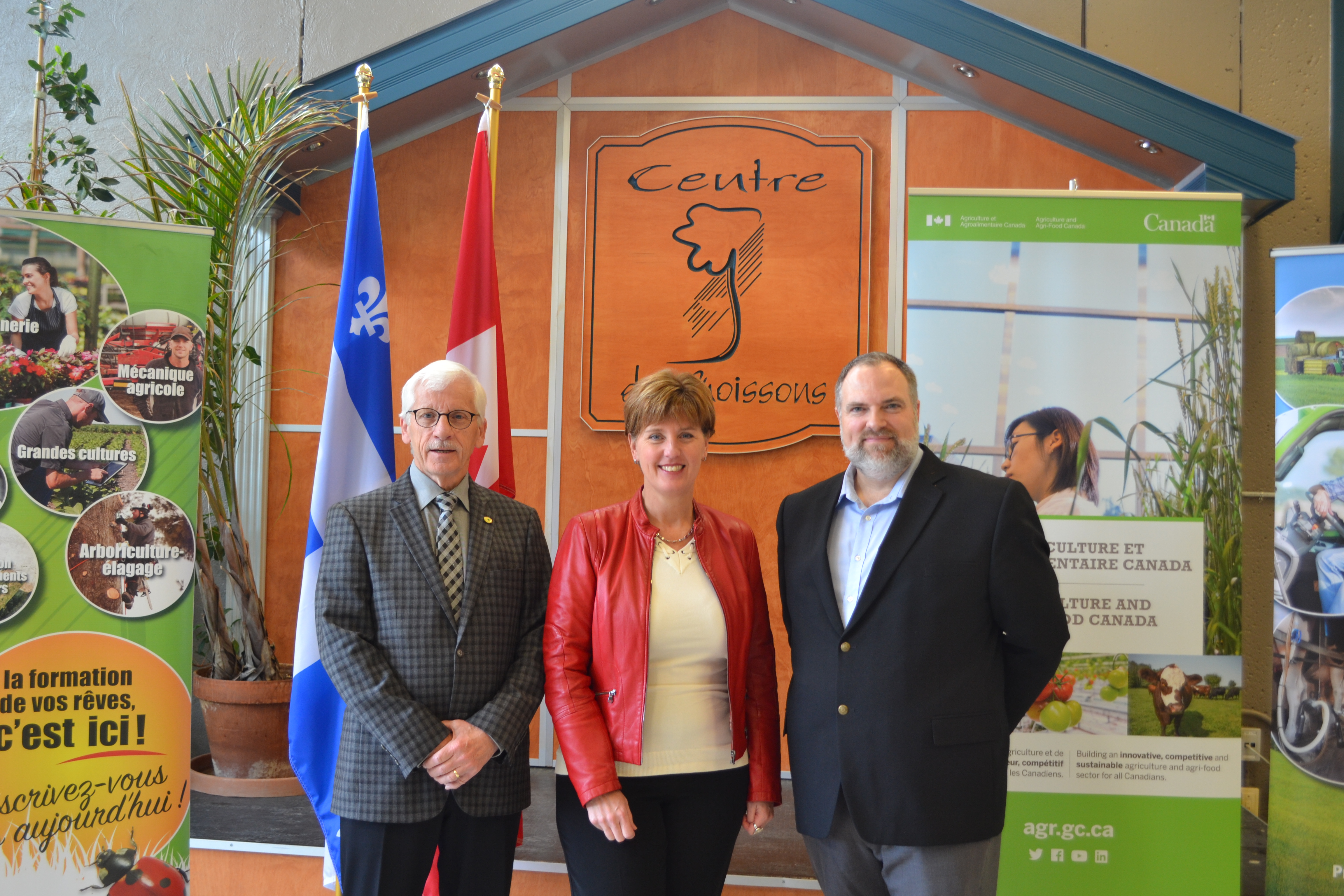 La ministre à Beauharnois pour attirer les jeunes dans le monde agricole