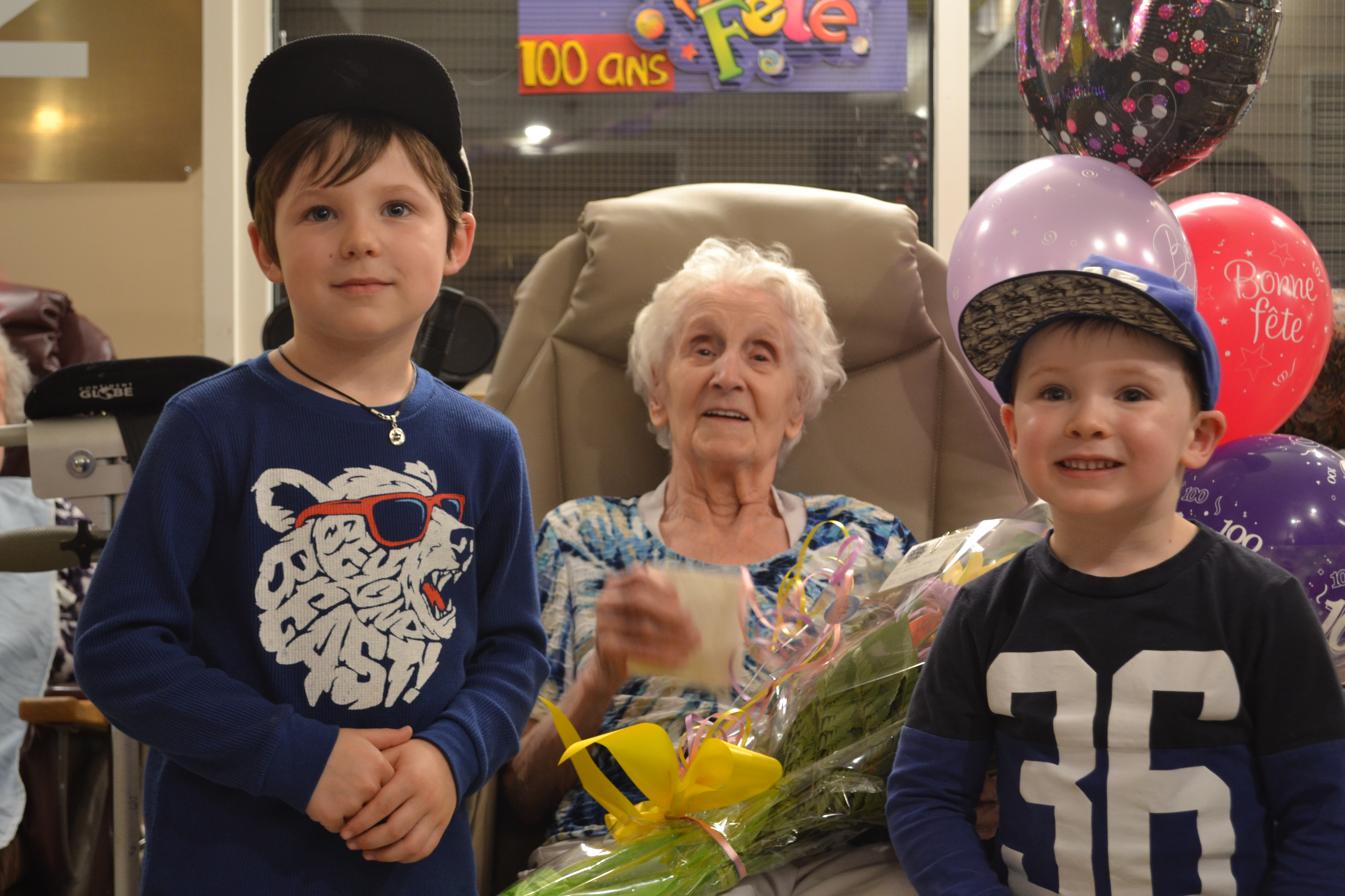 Elle fête 100 ans entourée d’amour