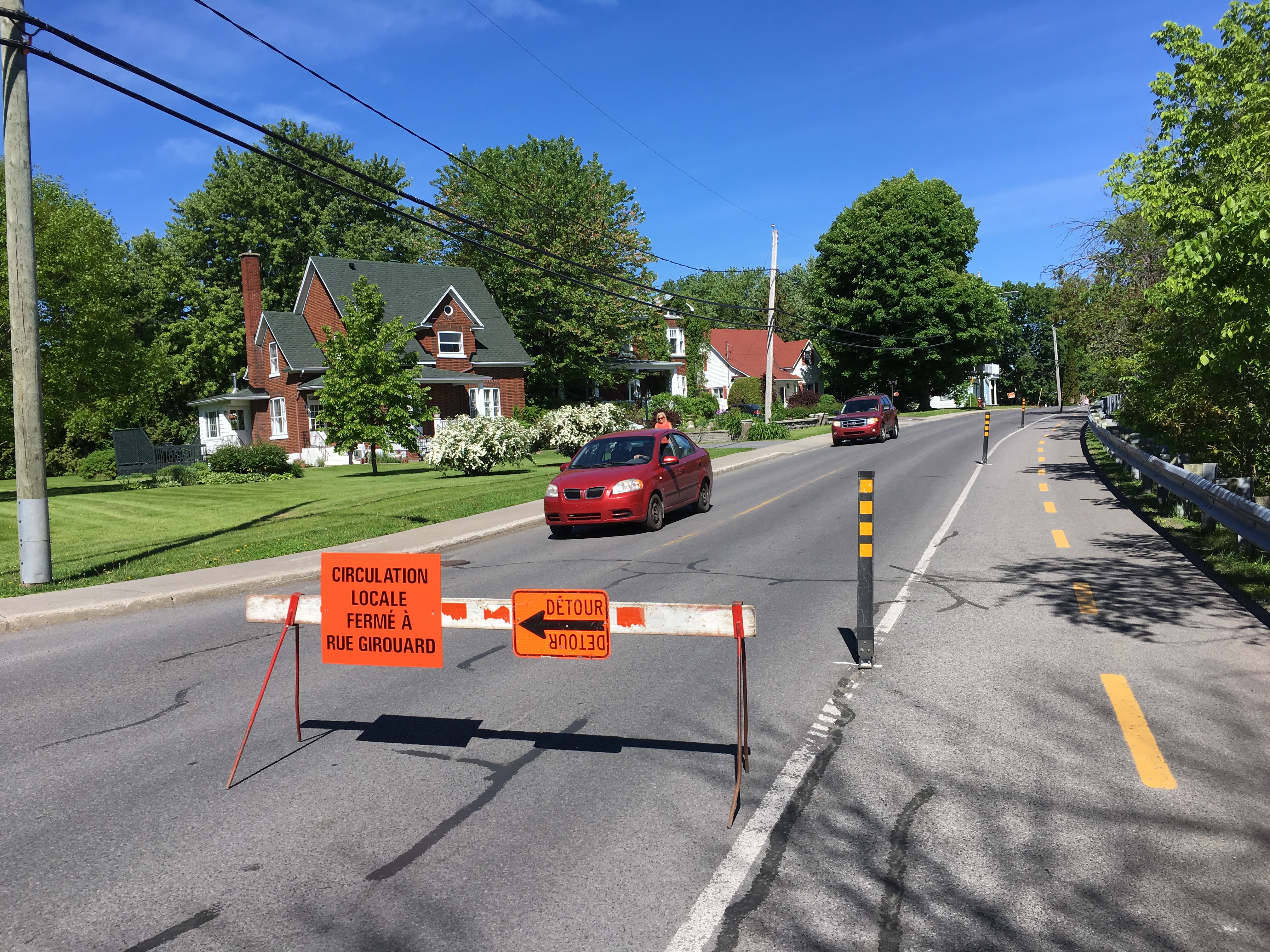 Rues fermées pour des fêtes entre voisins à Châteauguay