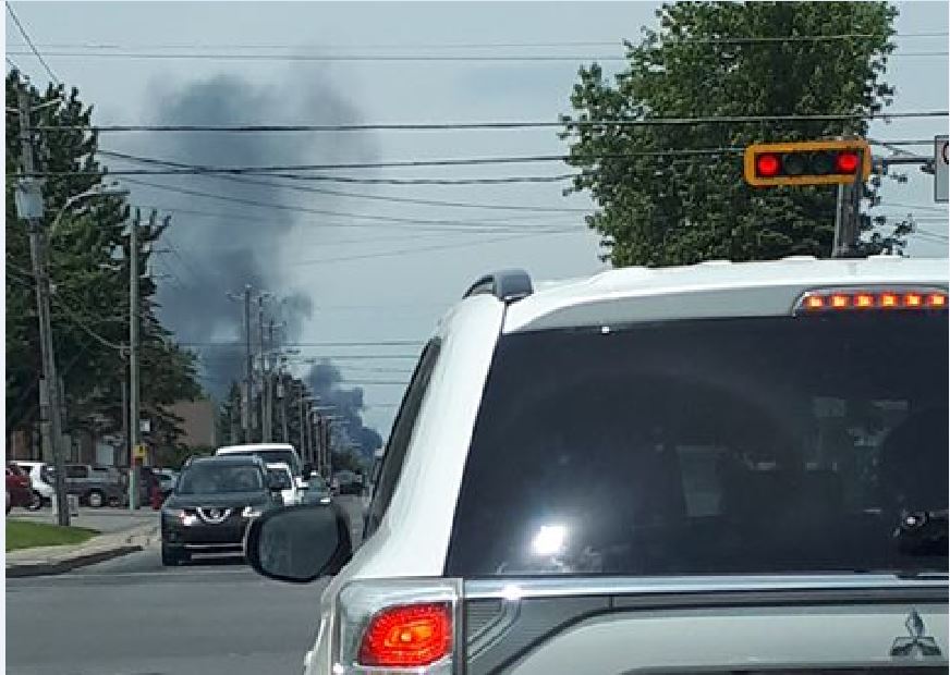 Feu suspect au Petro-T à Kahnawake