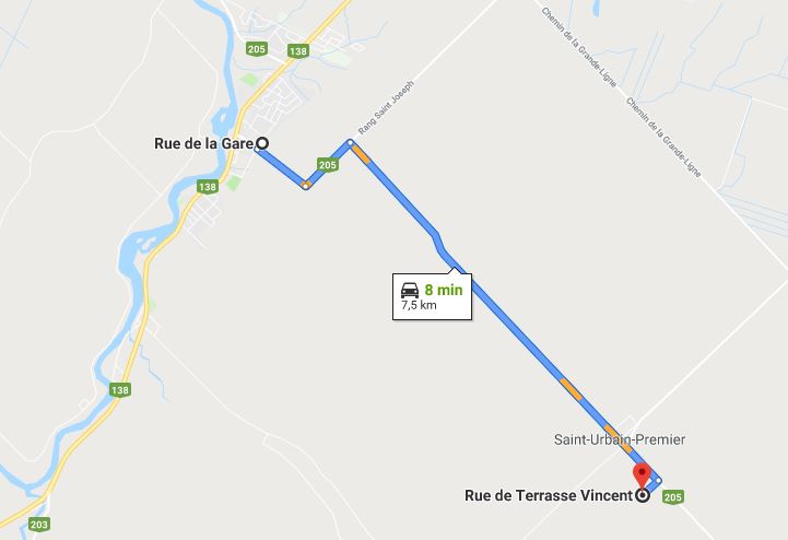 Route 205 en chantier tout l&rsquo;été entre Sainte-Martine et Saint-Urbain-Premier