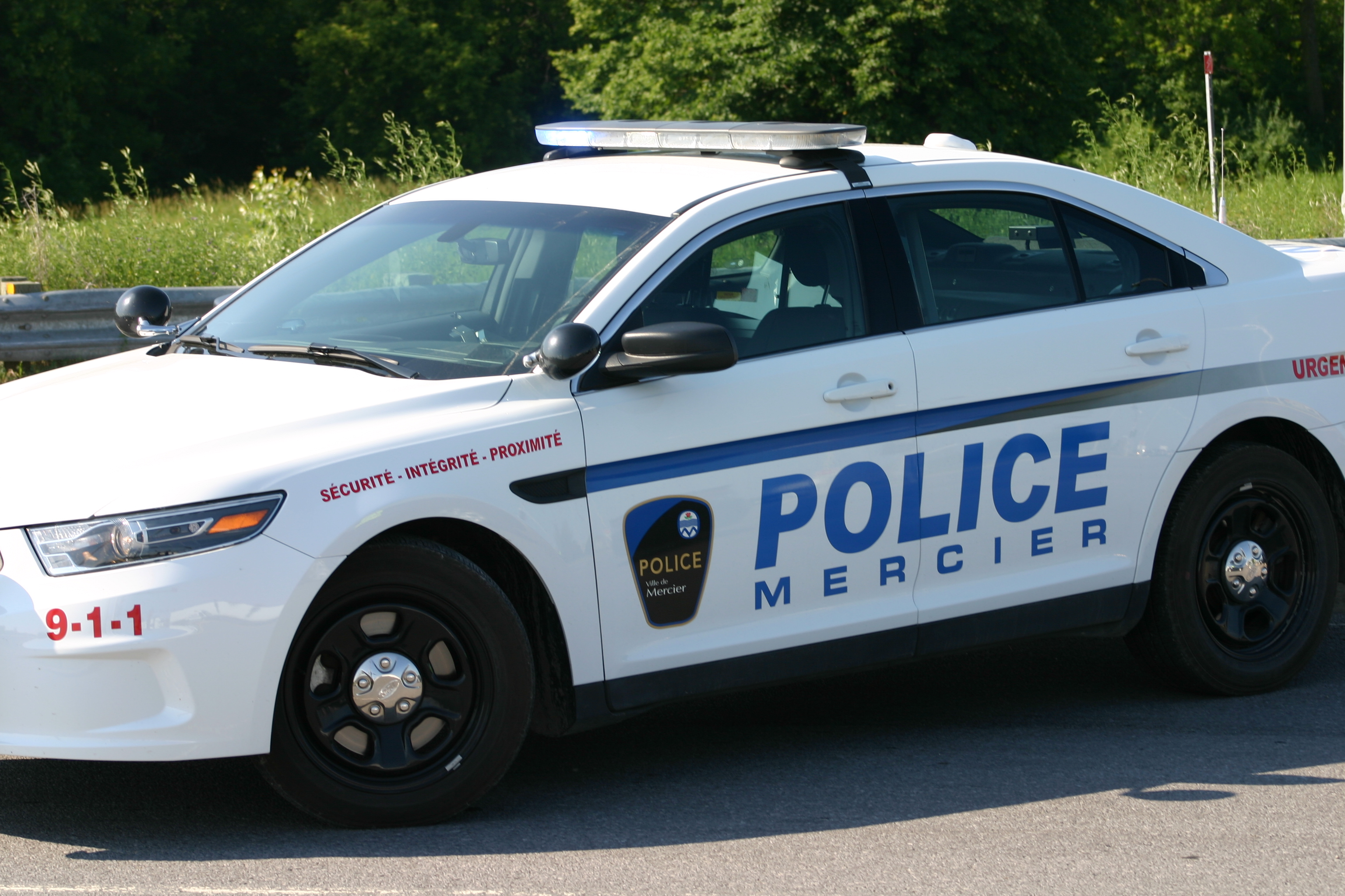 Intervention policière à Mercier