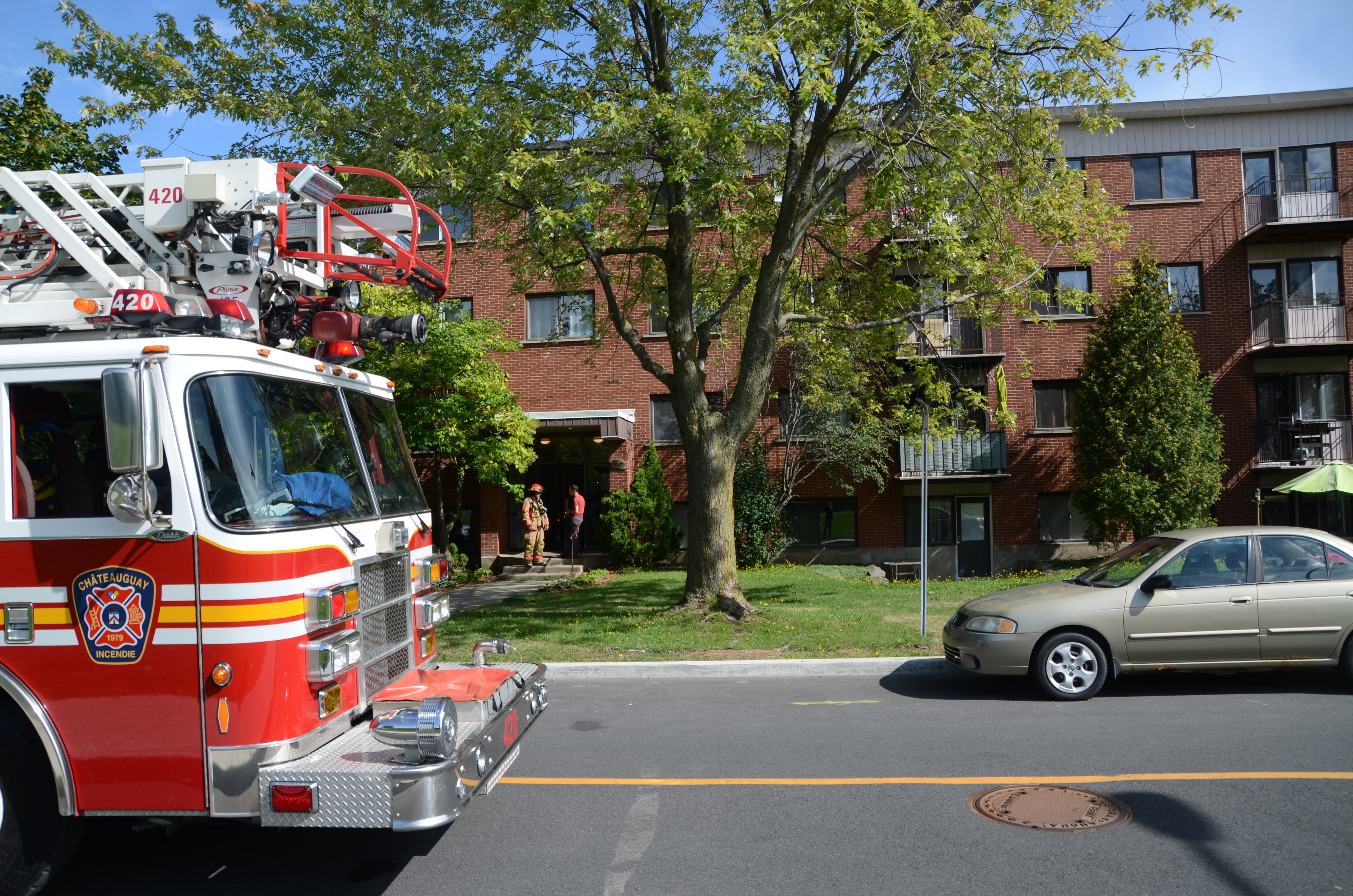 Fausse alarme causée par une balayeuse