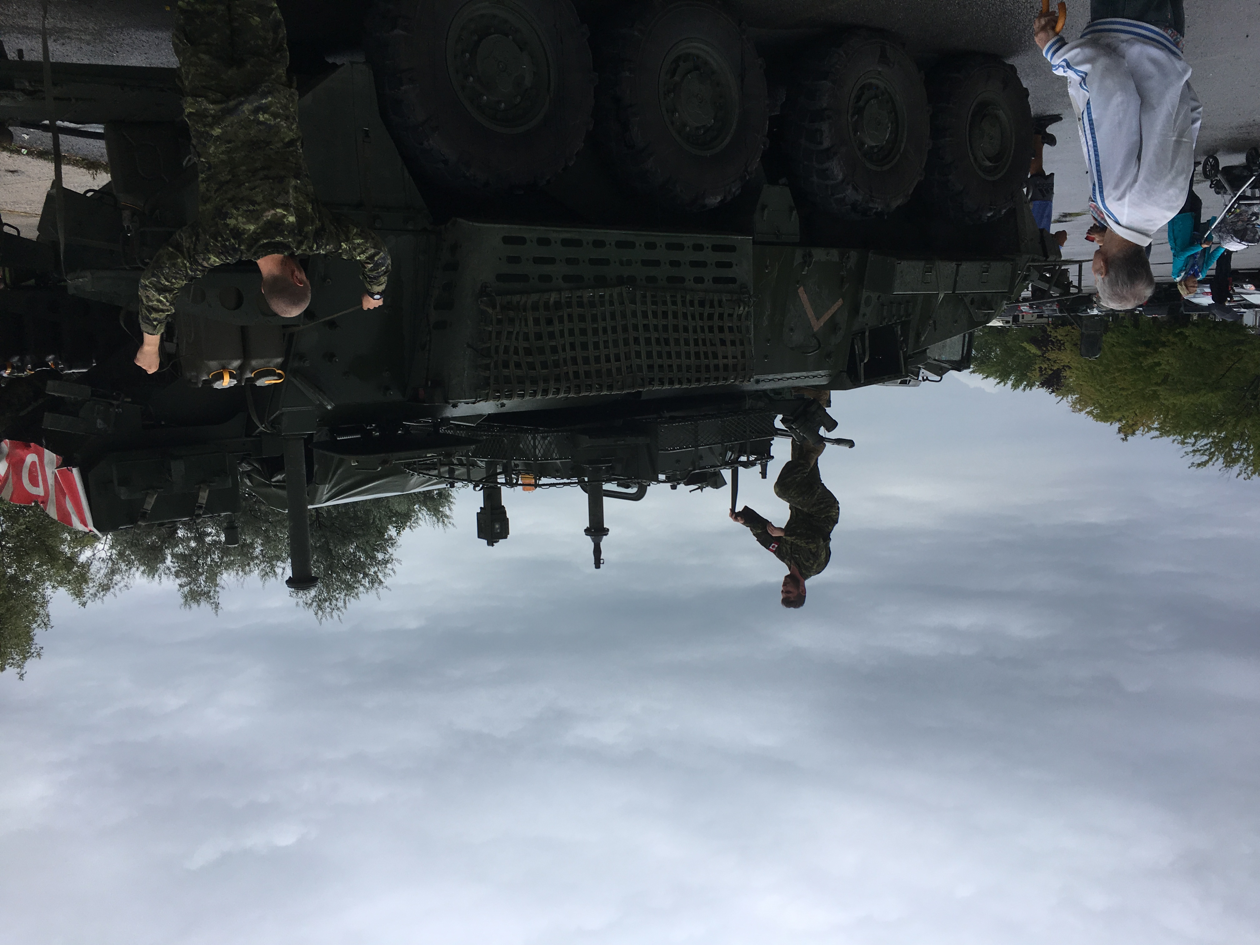 Spectacle des parachutistes annulé