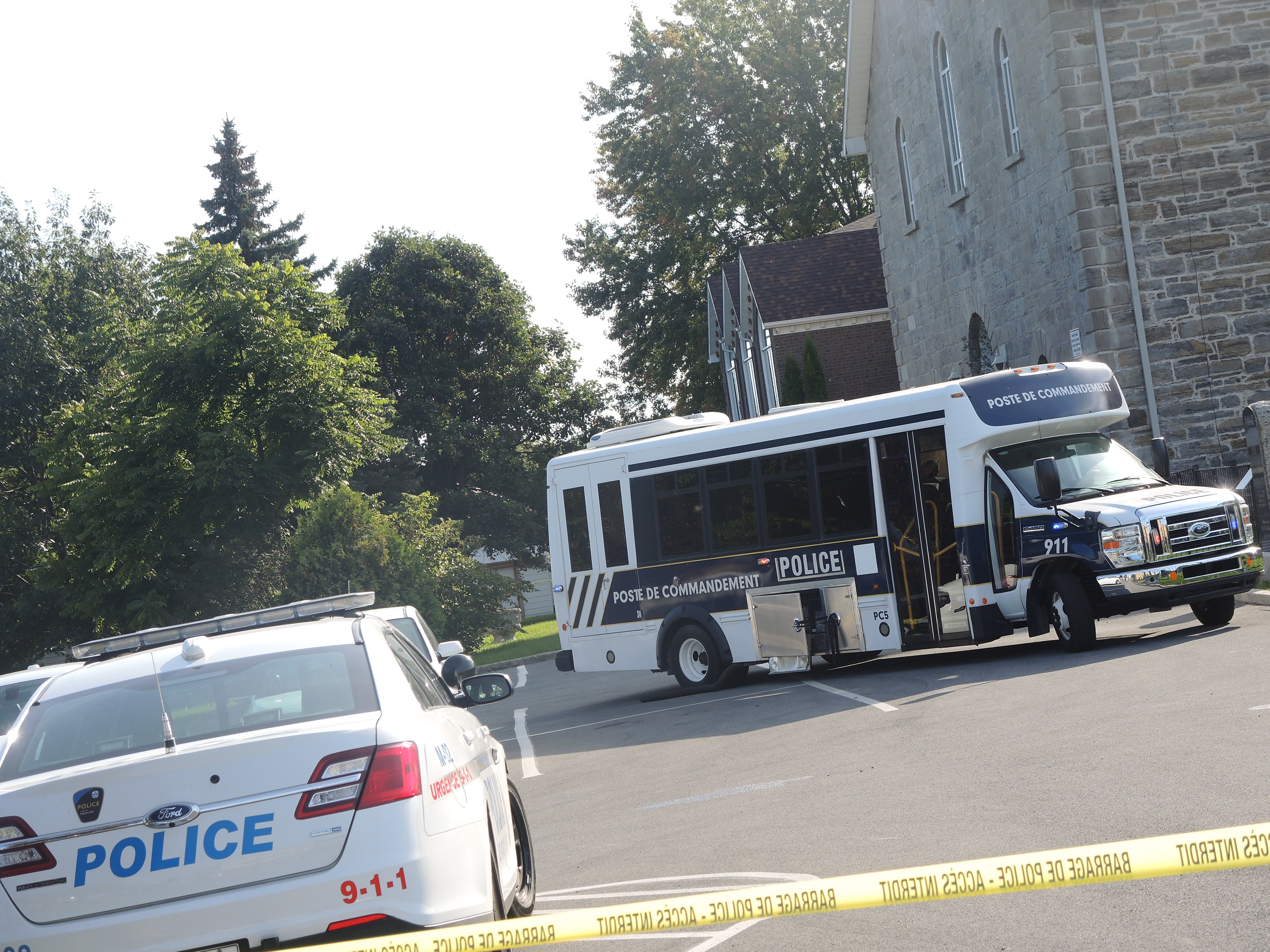 Feu à l&rsquo;église de Mercier: un homme arrêté