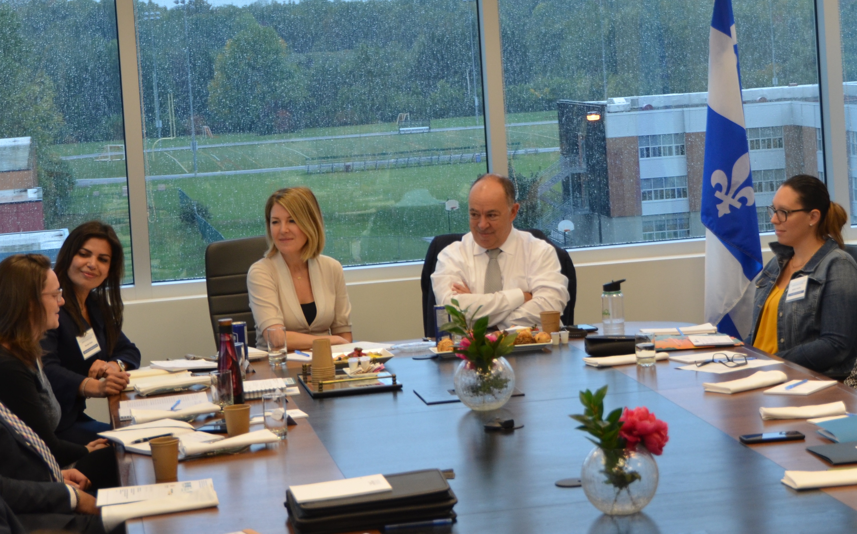 Minister meets with community groups