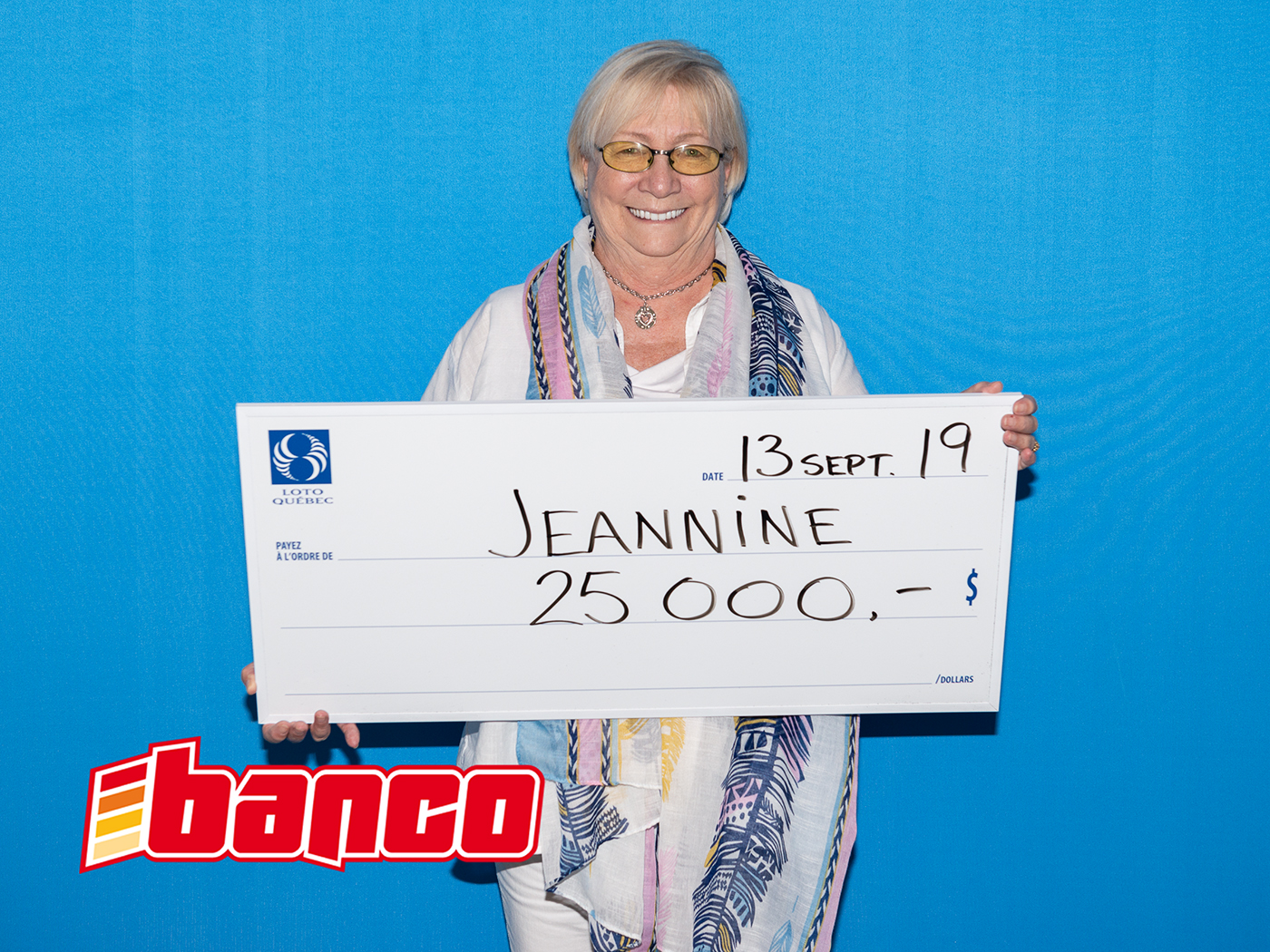 Gagnante pour la troisième fois à la loterie