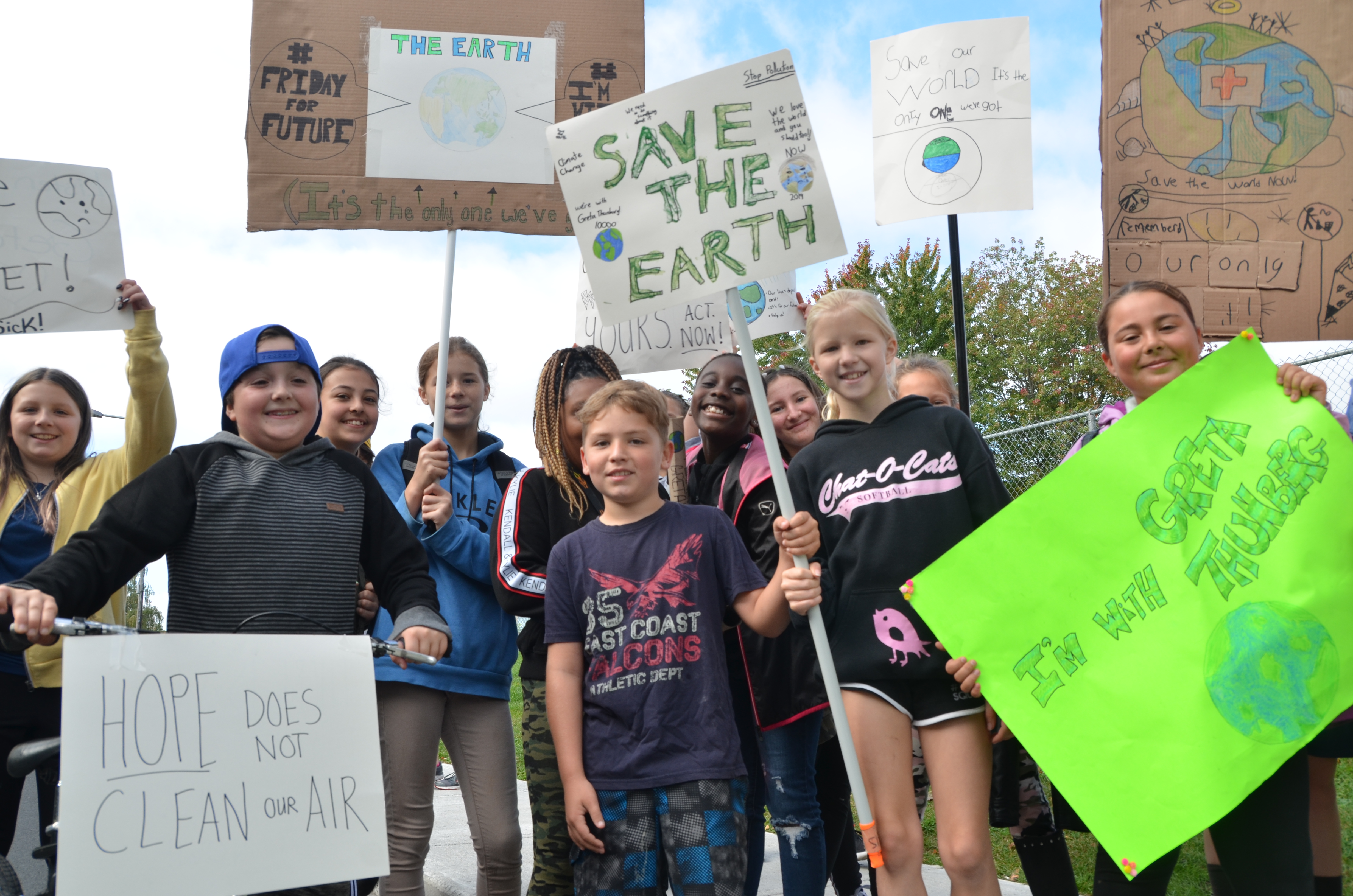 MGS pupils march for climate