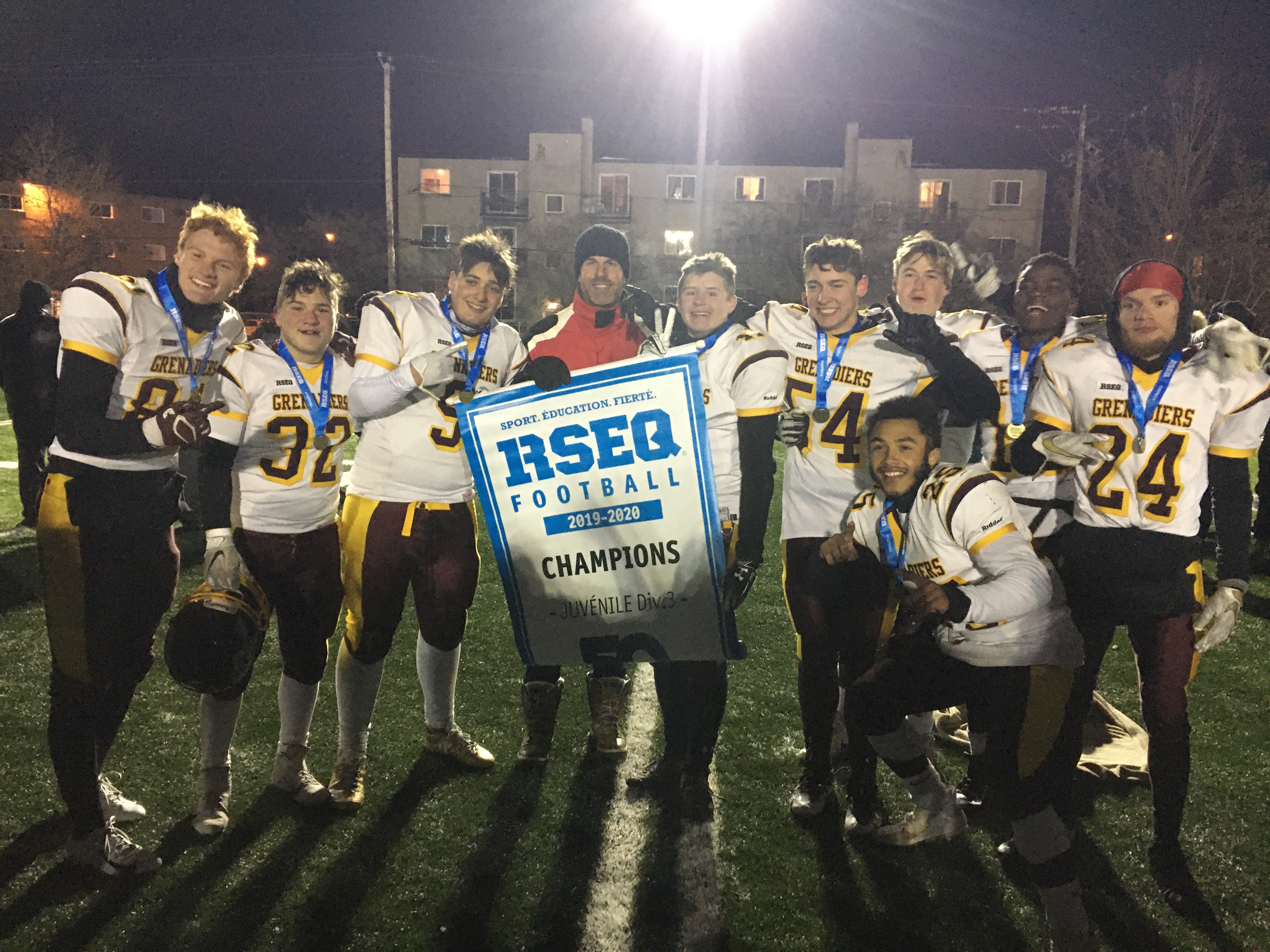 Football : les Grenadiers de LPP champions