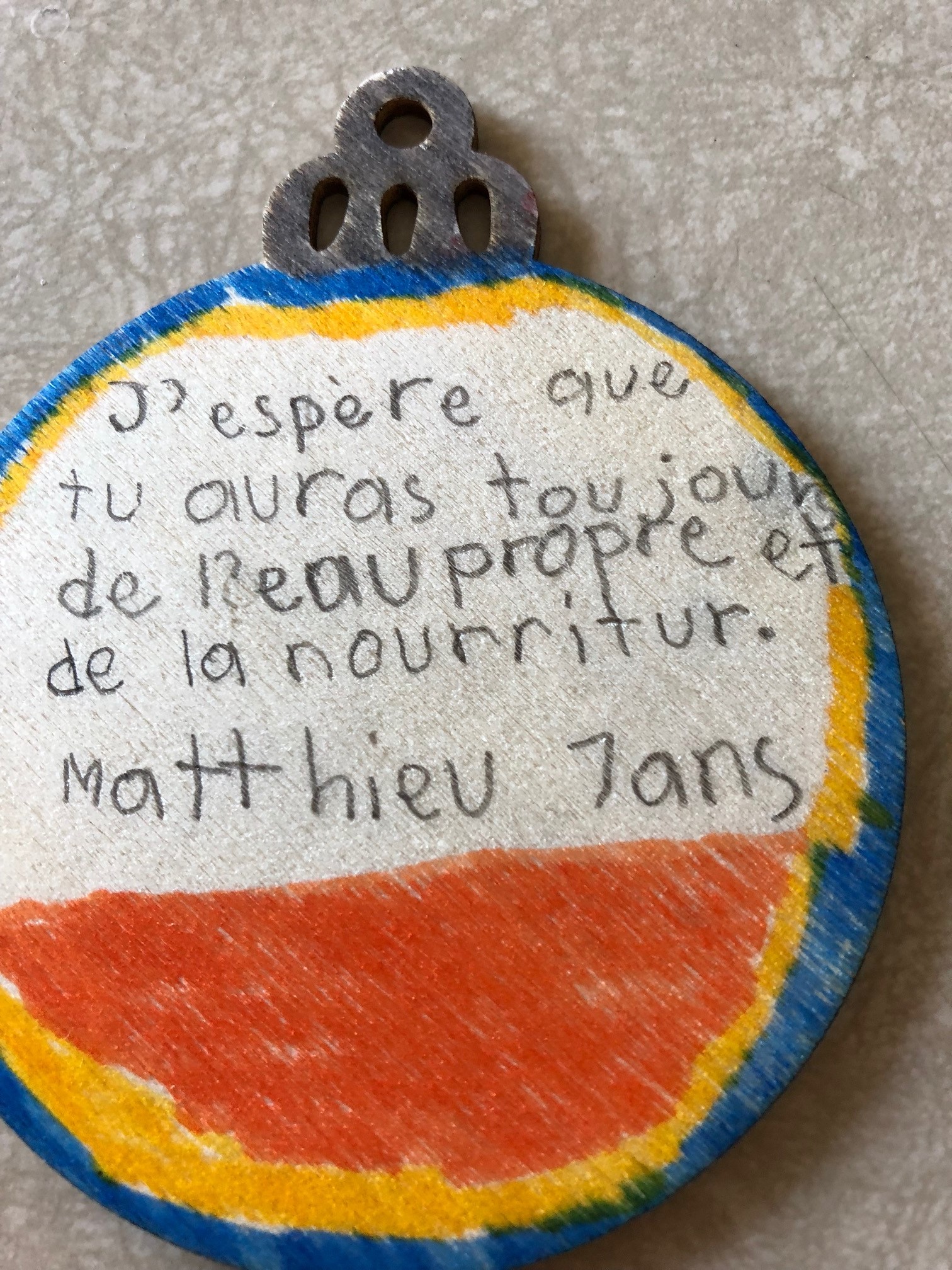 Une guirlande de paix à l’école Saint-Jude