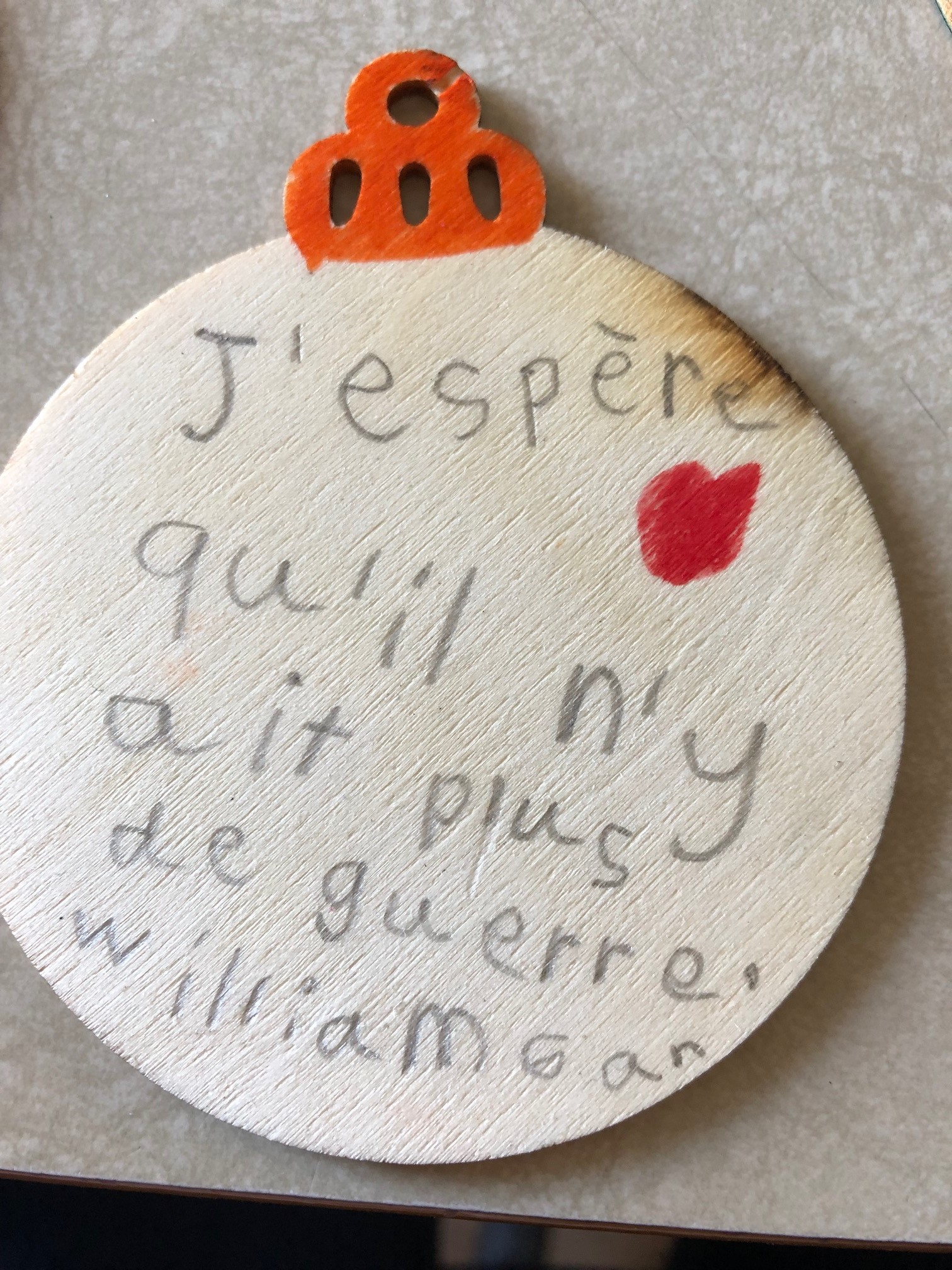 Une guirlande de paix à l’école Saint-Jude