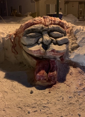 Un beau côté de la neige