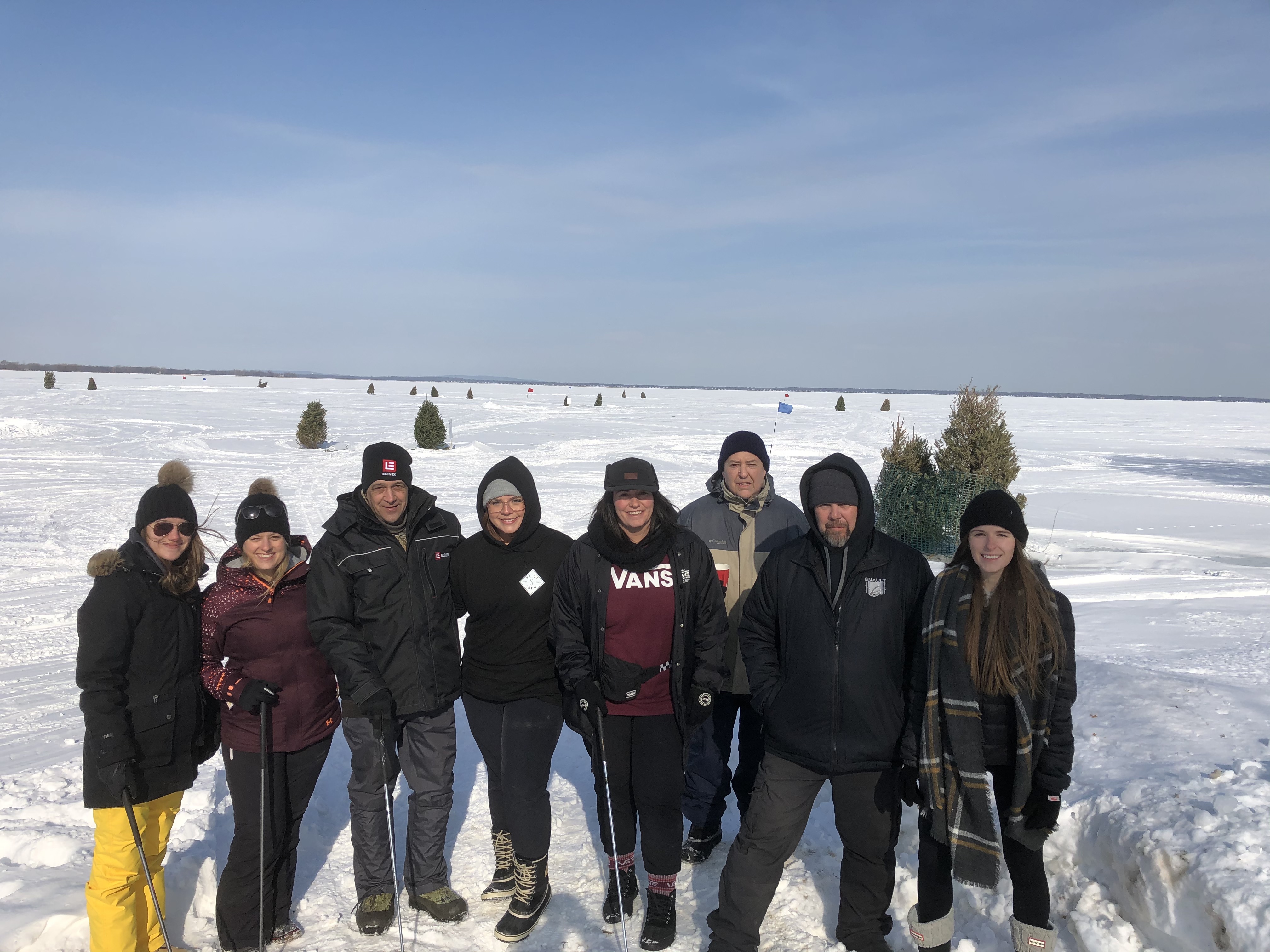 Tournoi de golf sur le lac à Léry