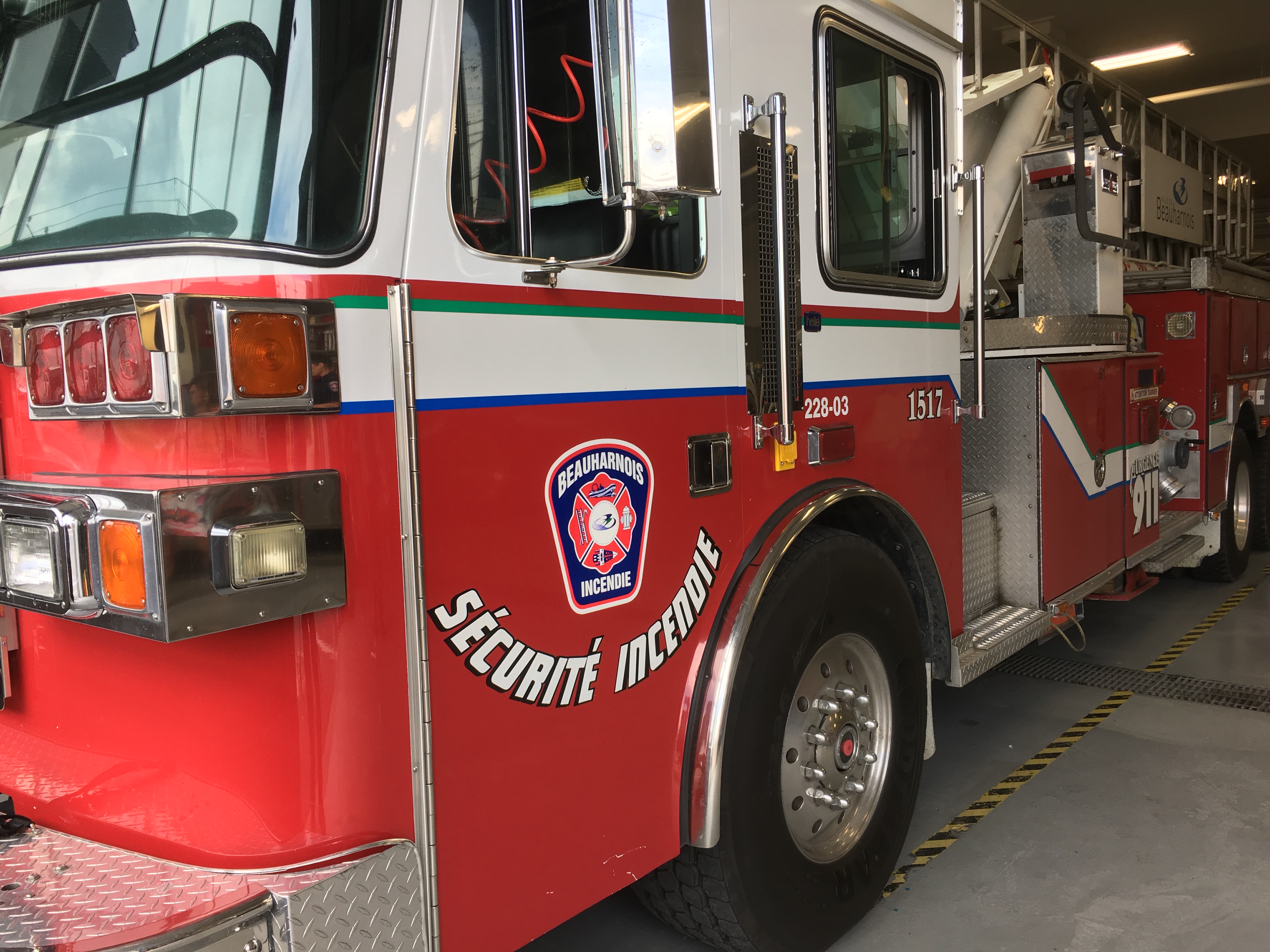 Incendie sur le site de l’usine désaffectée à Beauharnois