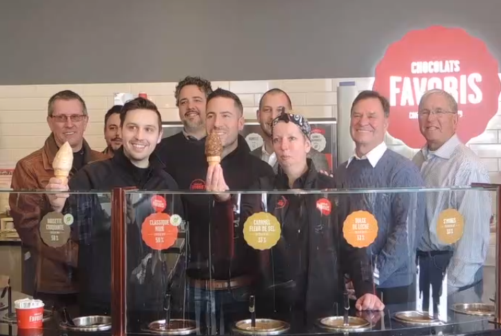 EN VIDÉO : Chocolats favoris accueille ses premiers clients à Châteauguay