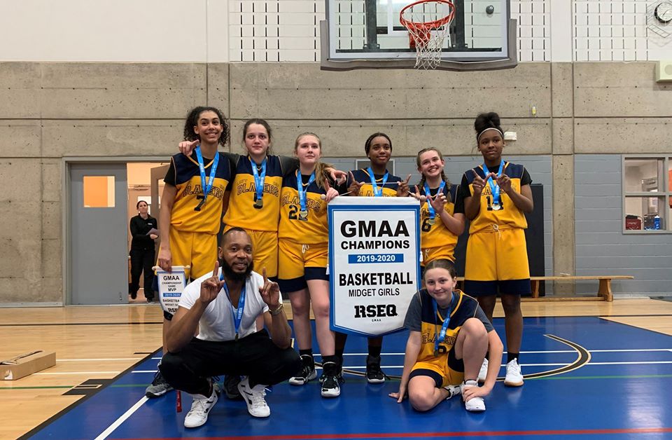 Championnes régionales en basketball féminin