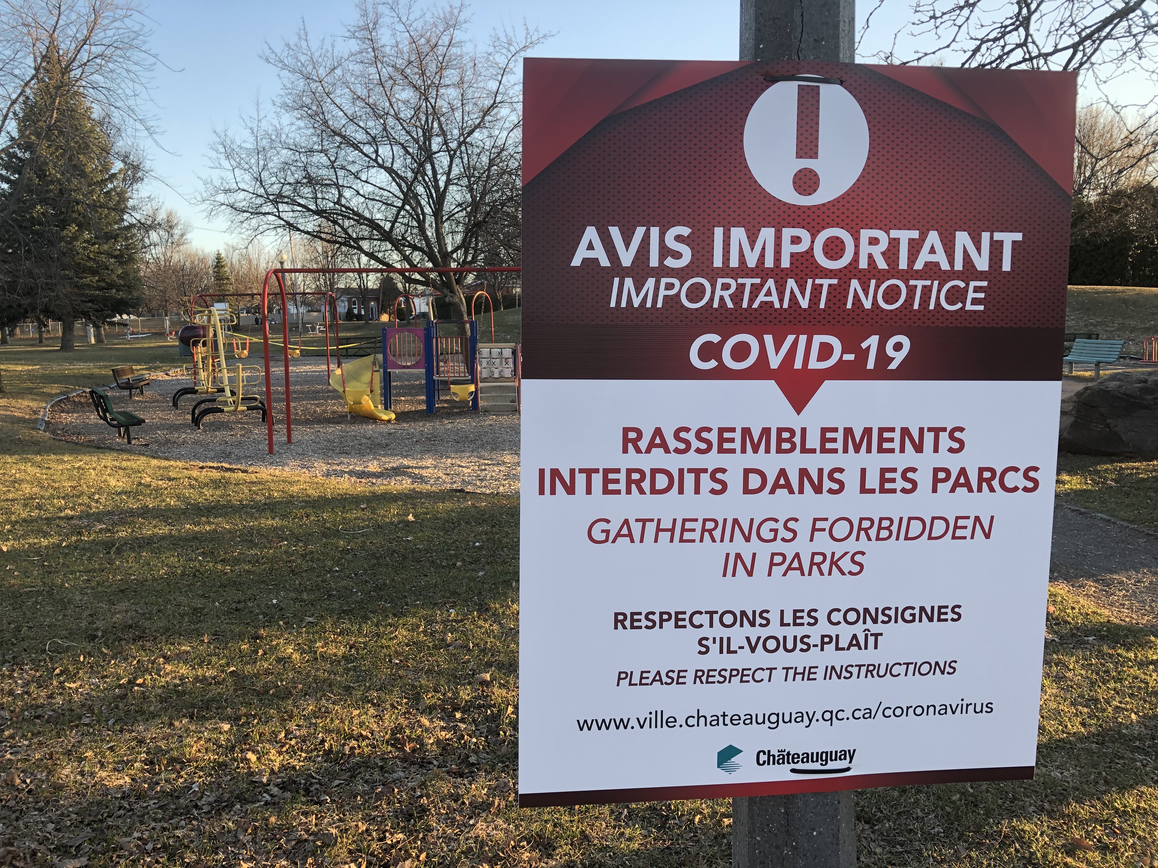 De 10 à 15 appels COVID-19 par jour pour les policiers de Châteauguay