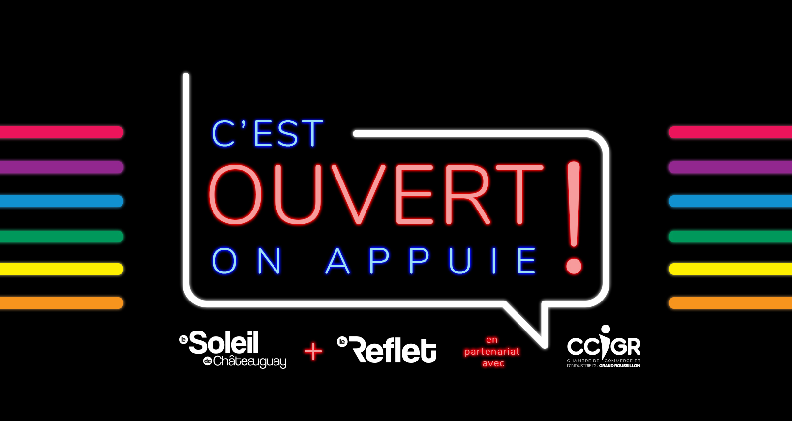 Image illustrant l'article: Gravité Média et la CCIGR  créent un groupe « C’est ouvert, on appuie ! » pour favoriser l’