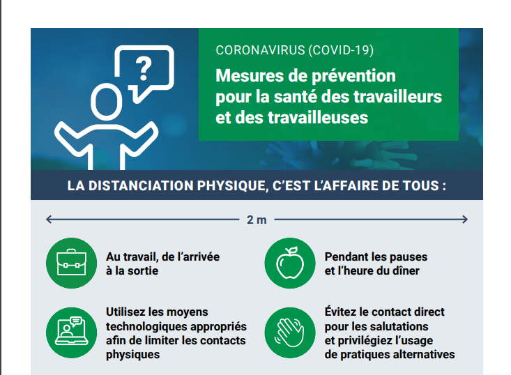 COVID-19 : Trousse de la CNESST pour guider employeurs et travailleurs