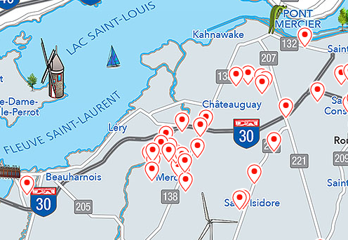 Une carte interactive des entreprises agroalimentaires de la région