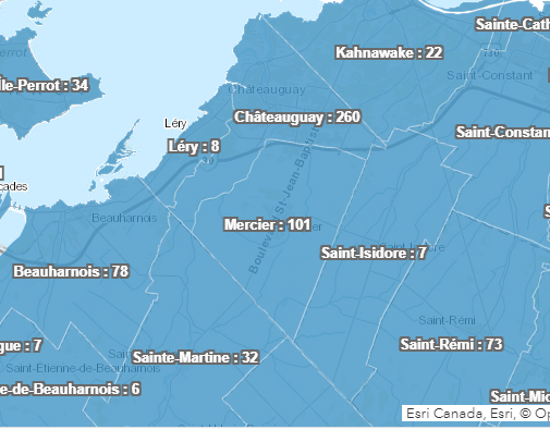 Image illustrant l'article: COVID-19 : le nombre de cas par ville rendu public (12 juin)