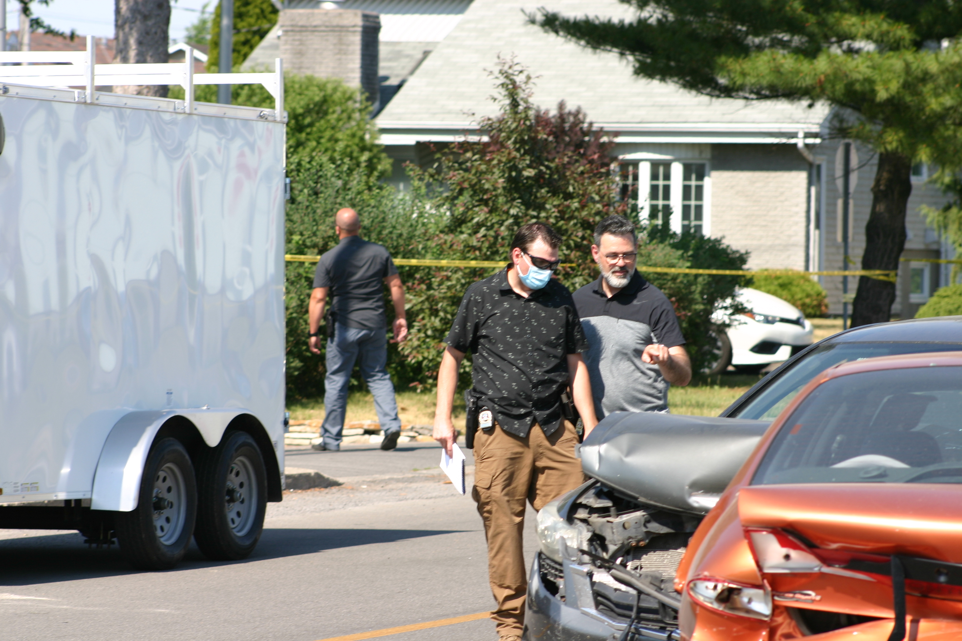 Femme blessée par balle à Châteauguay