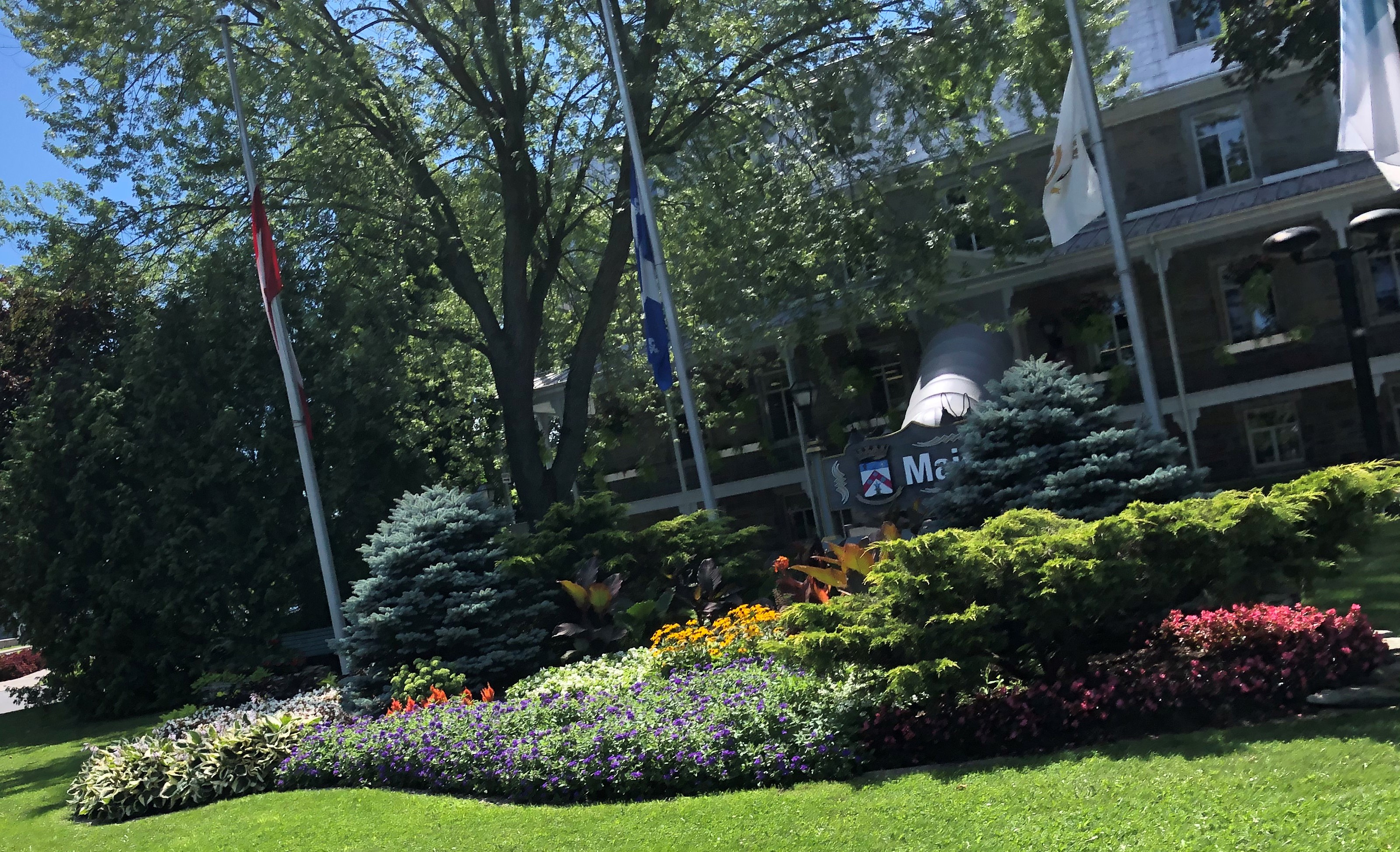 Drapeaux en berne en solidarité avec le peuple libanais