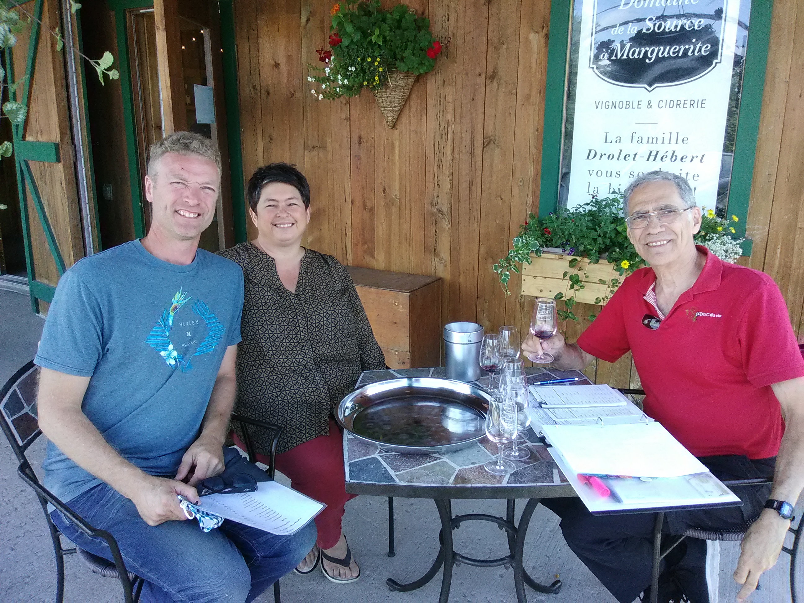 L’Ile d’Orléans et le vignoble la source à Marguerite