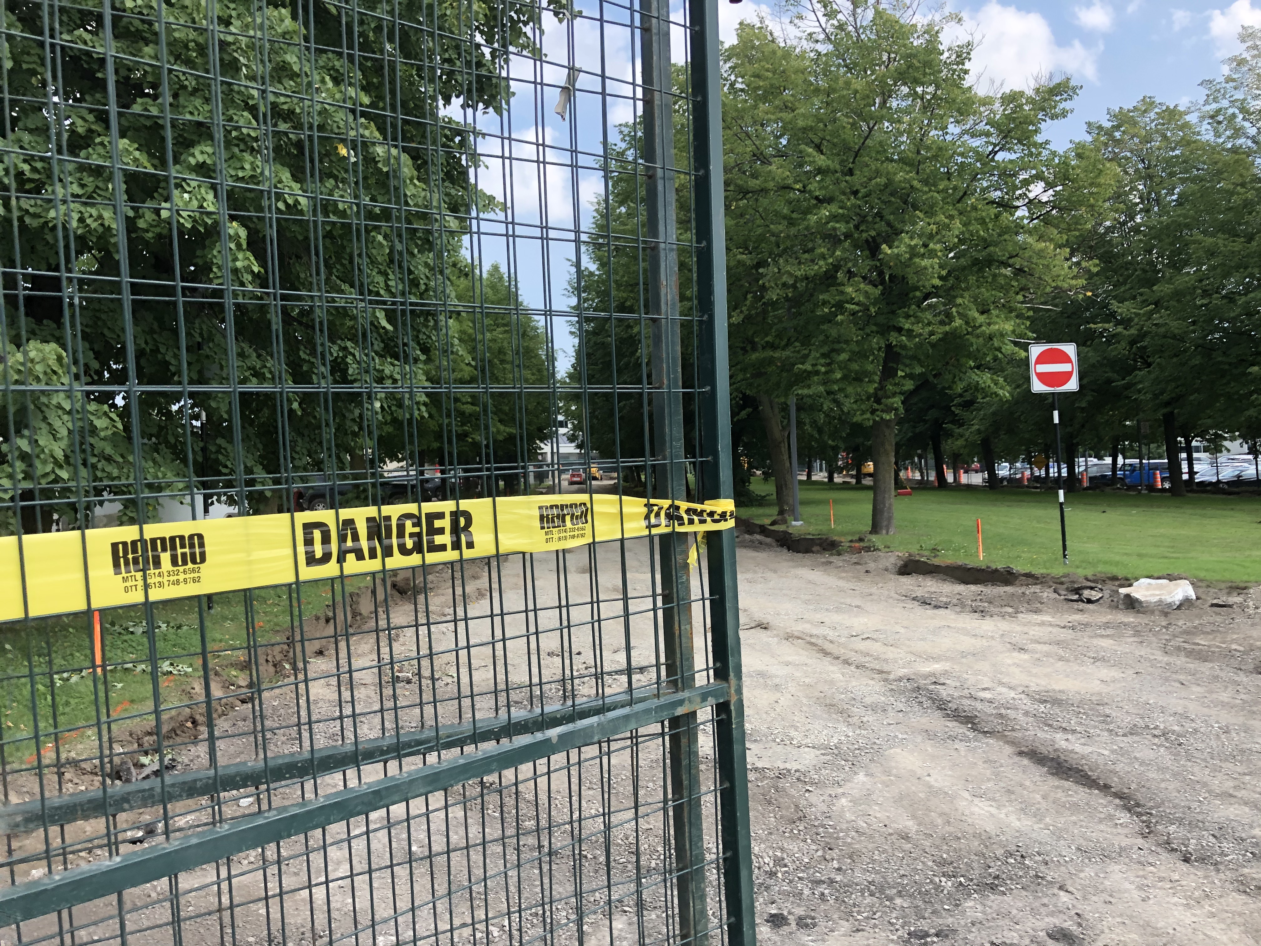 Accès à l&rsquo;hôpital Anna-Laberge en chantier