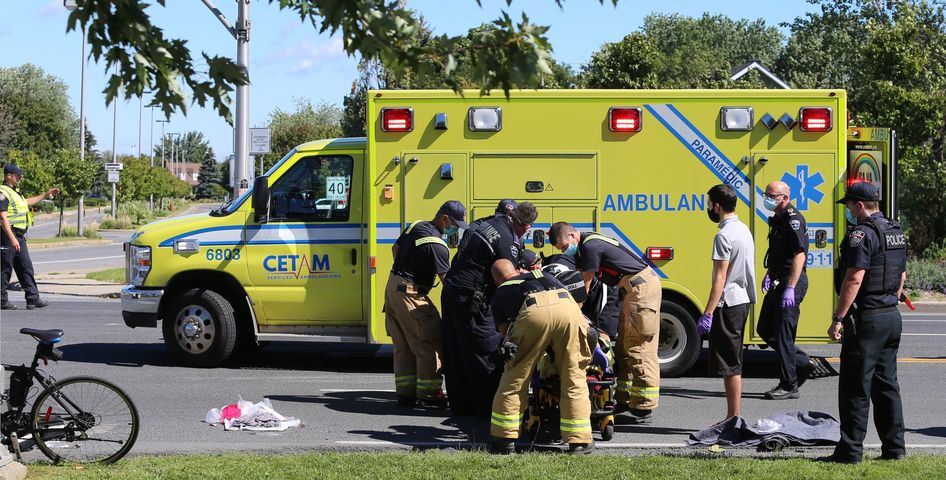 Image illustrant l'article: Un cycliste happé mortellement par un camion à La Prairie