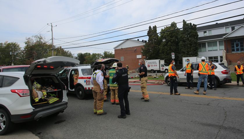 VIDÉO – Intervention des pompiers à l’école Bonnier à Mercier