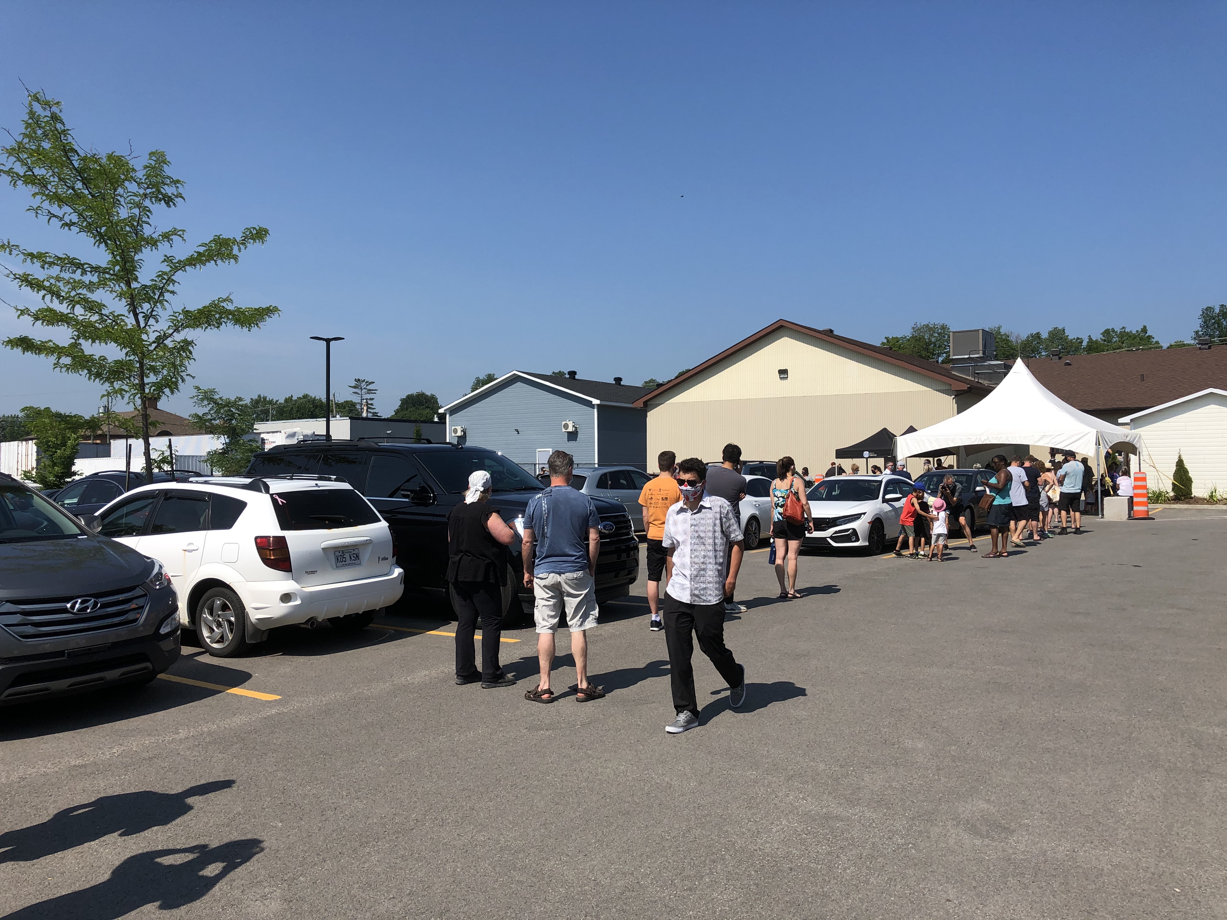 Dépistage mobile de la COVID-19 à Mercier