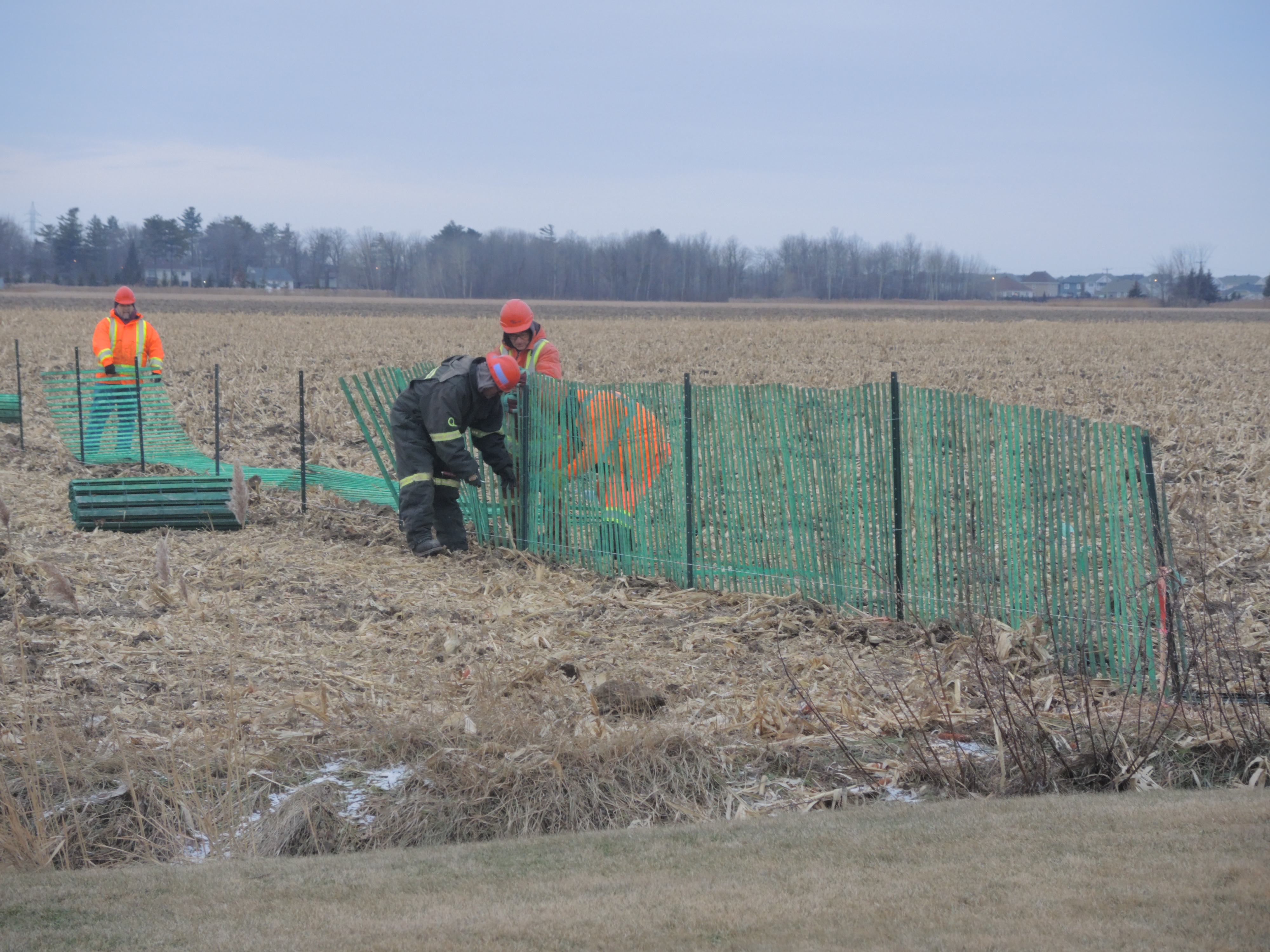 La route 138 à Sainte-Martine préparée pour l’hiver